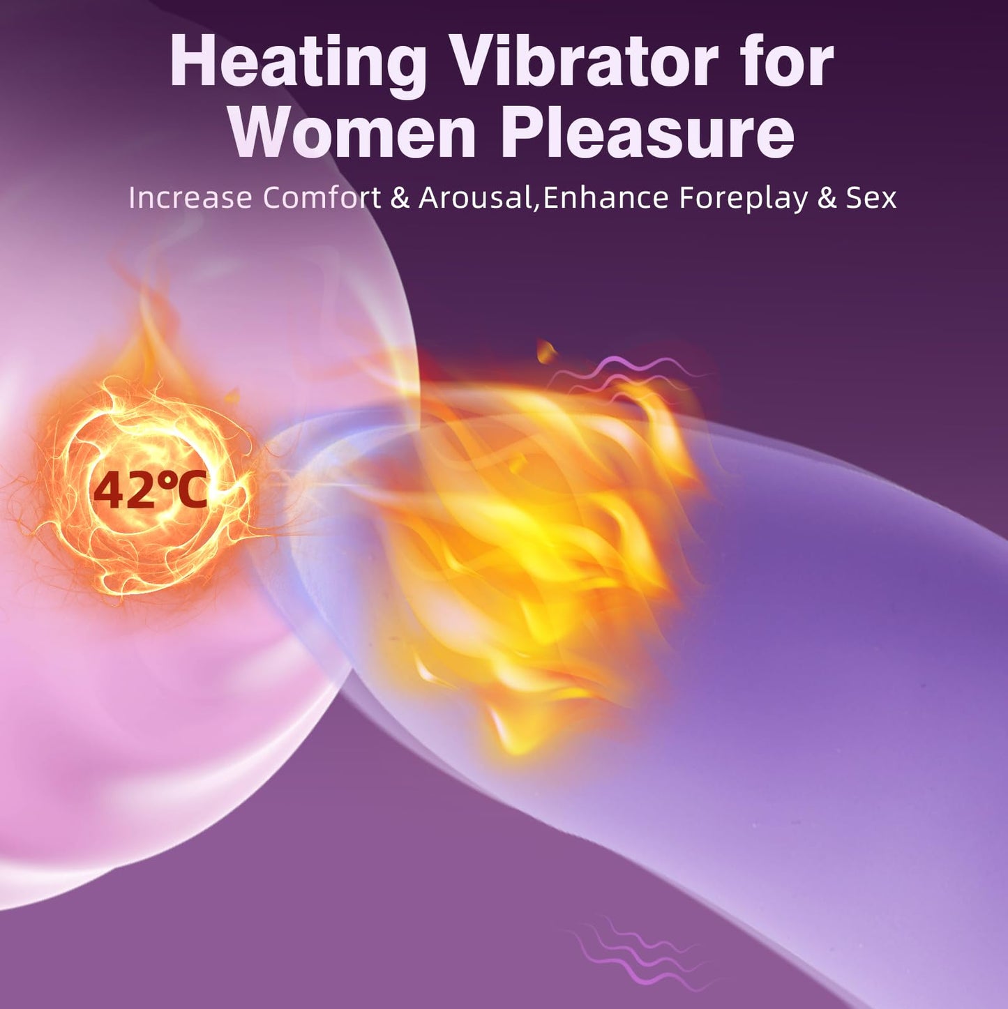 Wearable Vibrator Sex Toys for Women – SVAKOM Heated Vibrating Panties Dildo with Detachable Finger Sleeve, APP Remote Control Female Clitoral & Nipple Vibrators, Mini Dildos Adult Toy for Couples