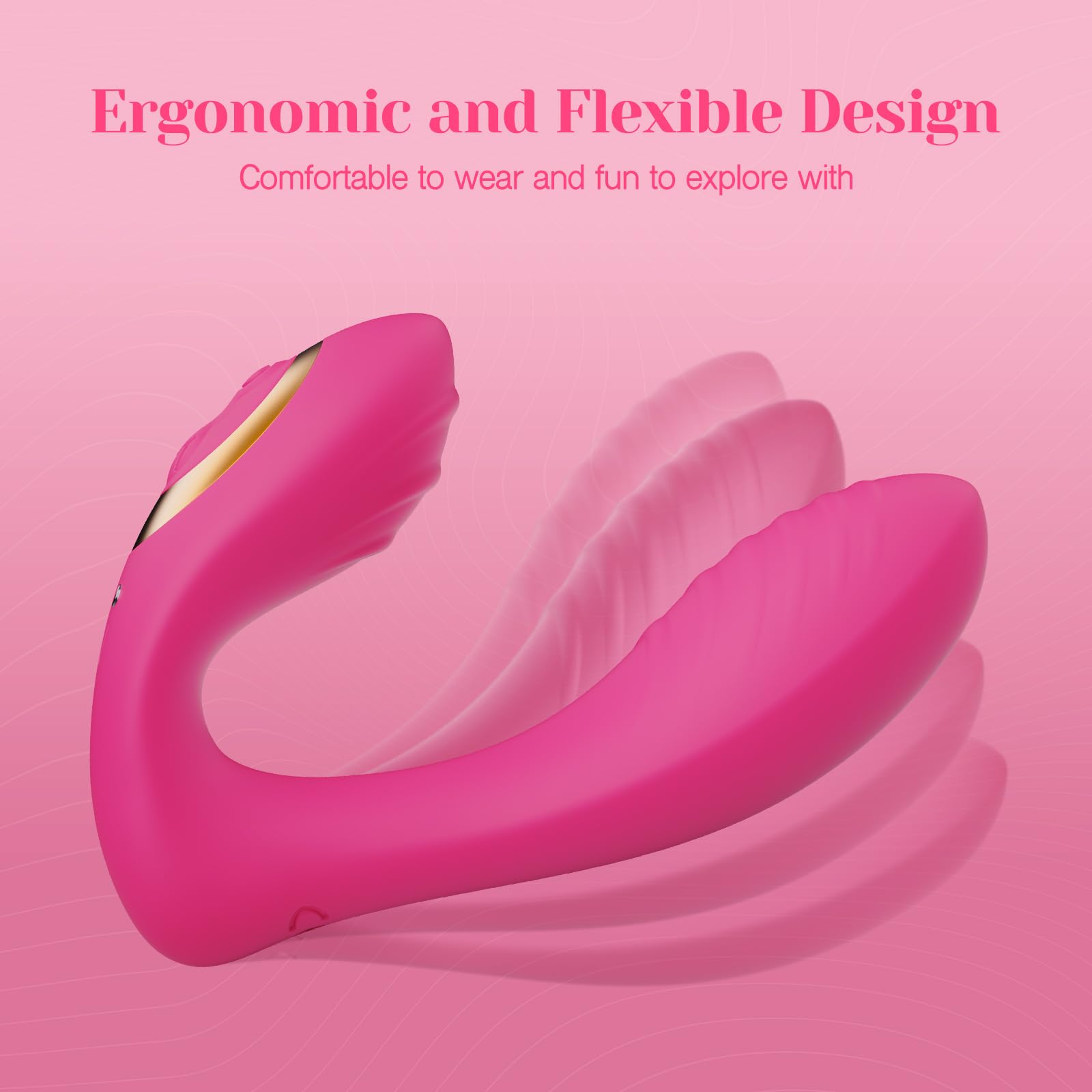 Tracy's Dog Clitoral G Spot Vibrator, Flexible Vibrating Sex Toy Vibrators for Women Couple, Erotic Massage