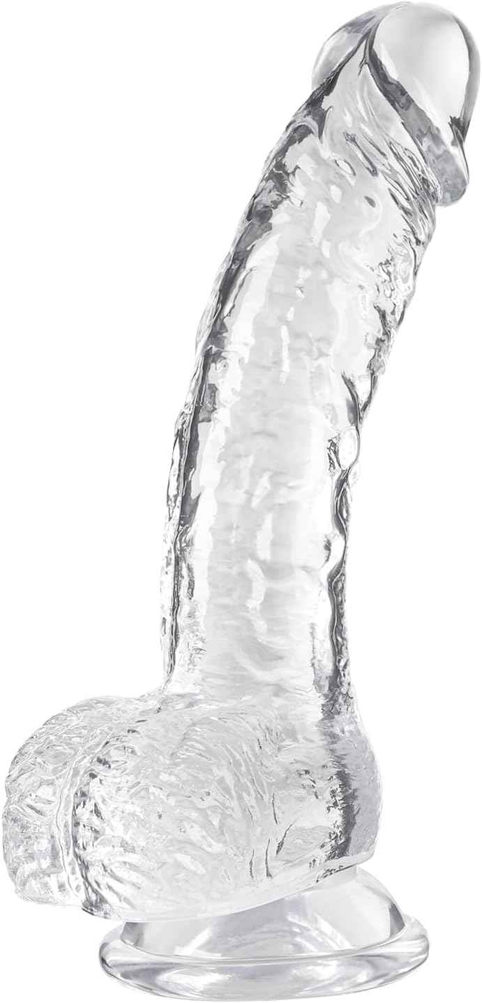 Vikkiy Realistic Dildo 7.3 Inch Body-Safe TPE Suction Cup