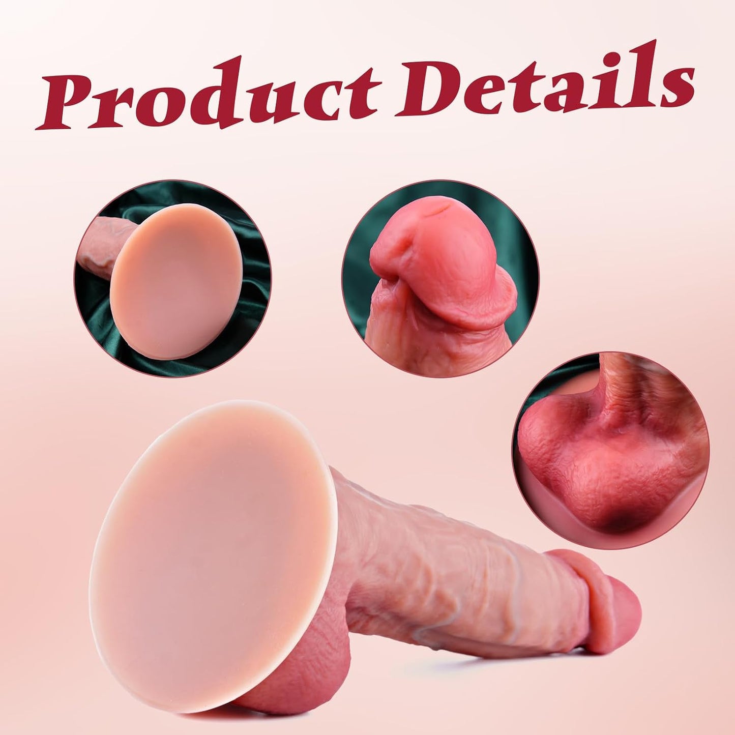 Umania Realistic Silicone Dildo 5in Small Beginner Suction Cup