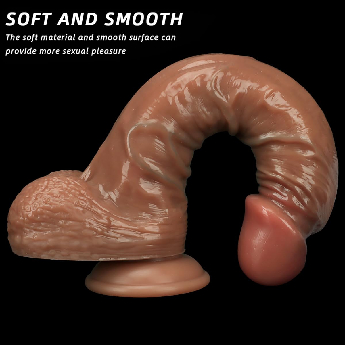 10.43" Realistic Thick Dildo Premium Liquid Silicone Cock Skin Touch Penis Hands Free G Spot Anal Dildo Sex Toy for Women