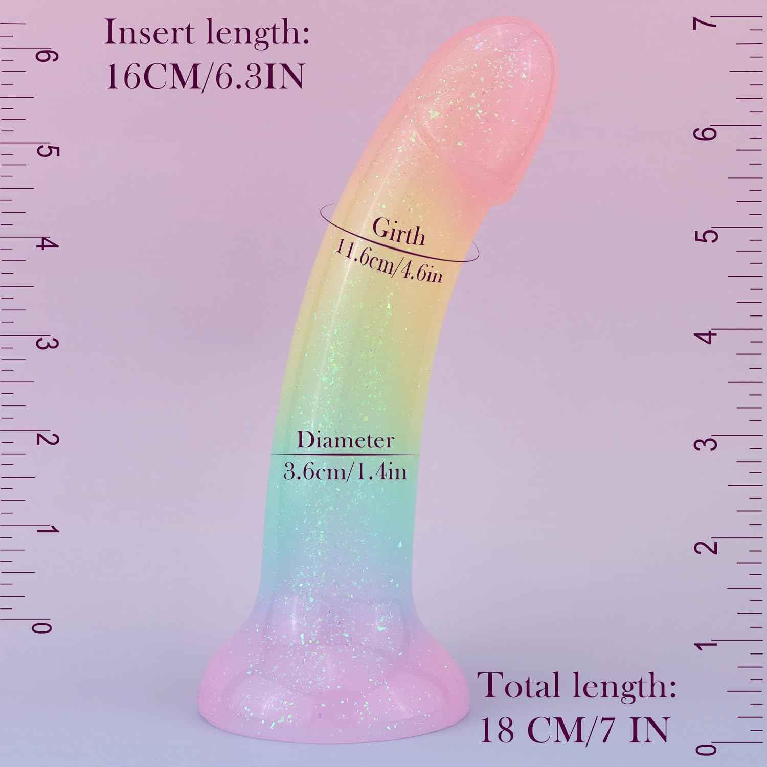 7 Inch Clear Liquid Silicone
