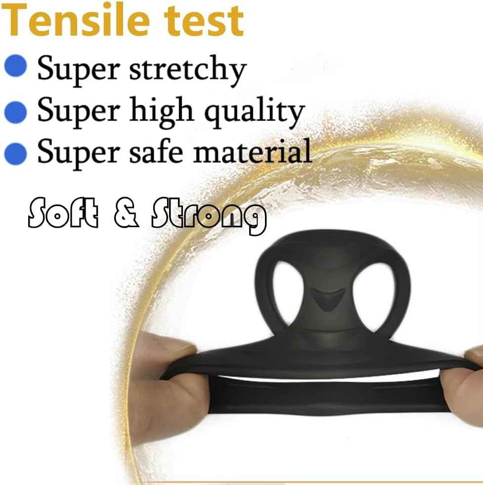 Penis Sleeve Sex Toy,Penis Sleeve Sex Toys Triple Cock Rings for Male Penis Enlarger ，Raised Design Silicone Cock Ring,Penis Delay Ejaculation Enhance Erection