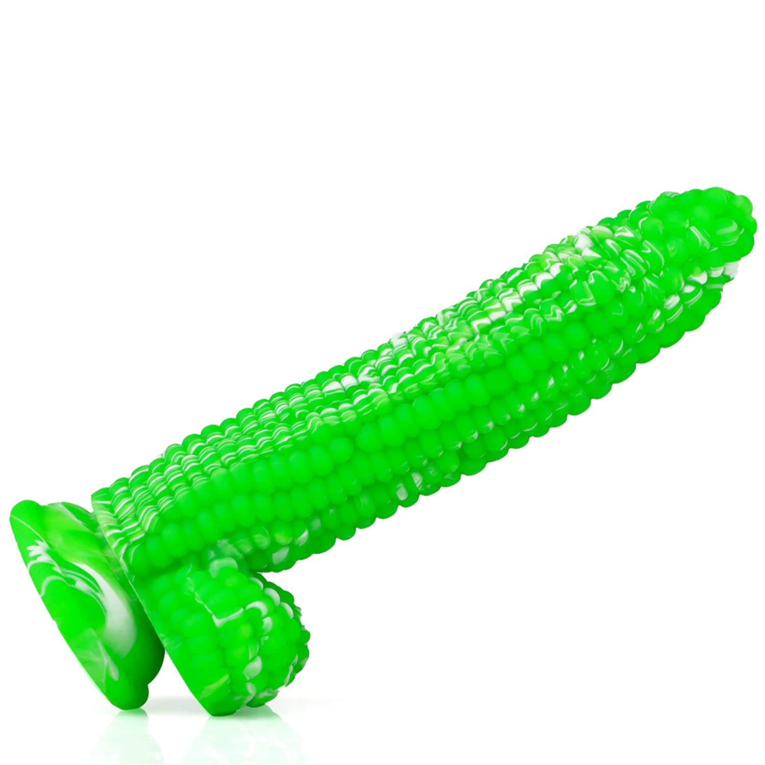 Monster Dildo Colourful Big Grain Corn Adult Sex Toy for Women with Strong Suction Cup 8 Inch Flexible Soft Vegetable Dildos