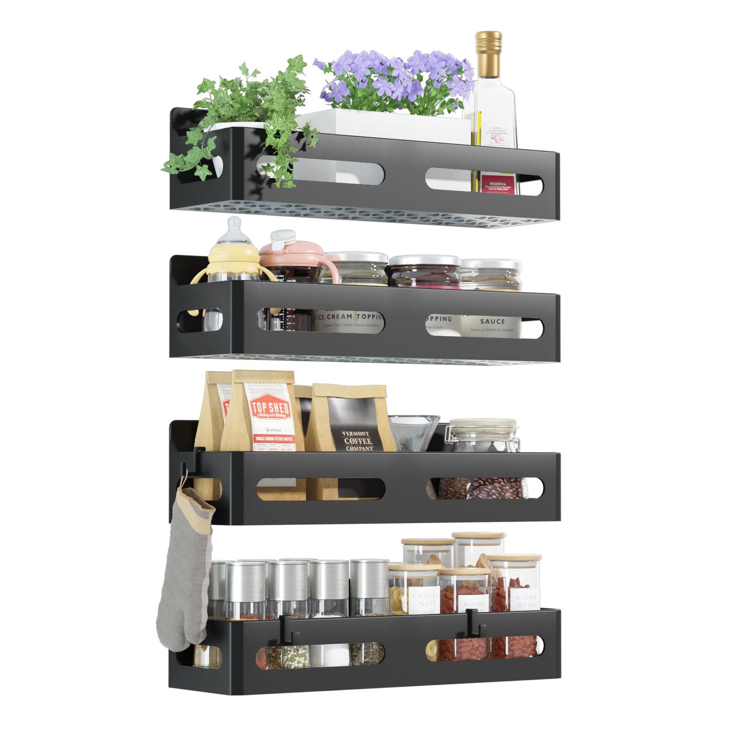 Sevenblue magnetic spice rack