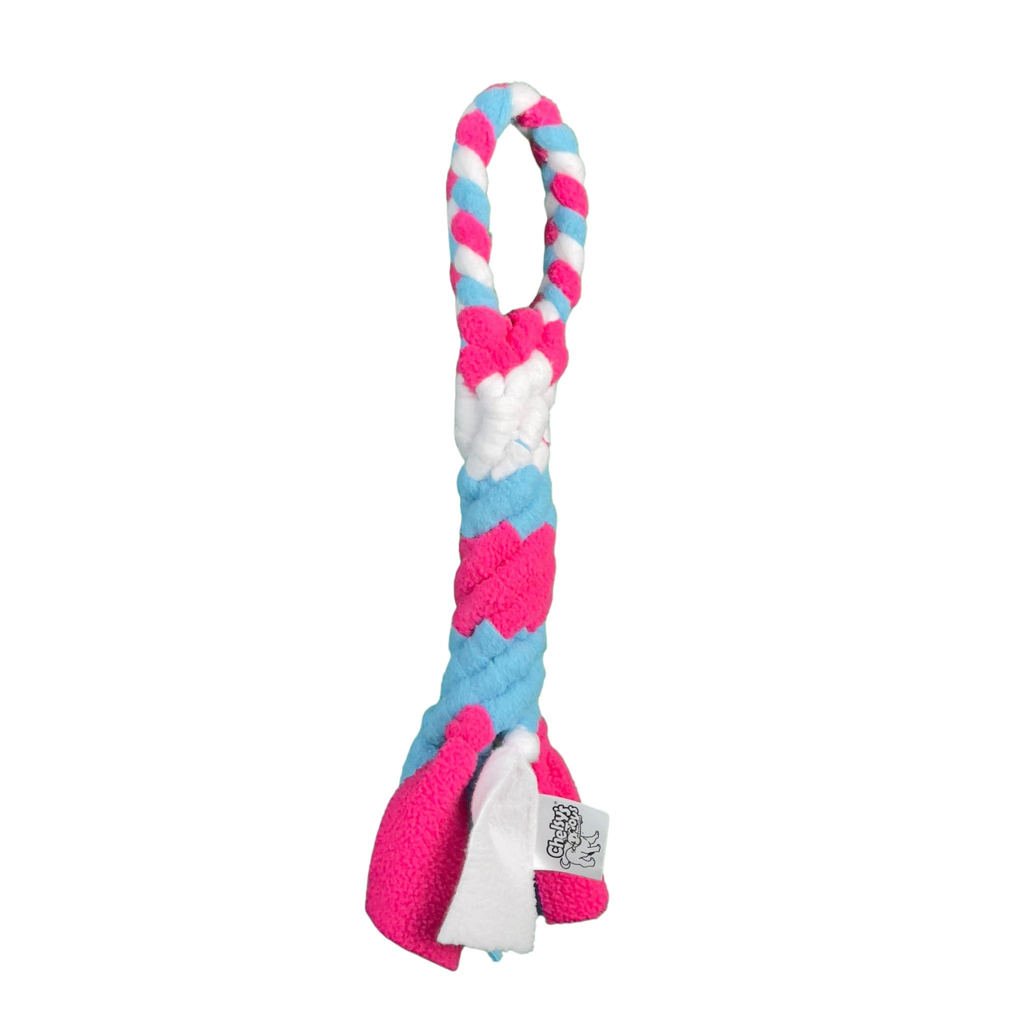 Chelsy's Toys Interactive Tug Toy for Dogs and Puppies, Mental Stimulation Toy, Slow-Play, Brain Exercise for Puppies & Seniors, Freeze for Teething Relief, Blue, Orange, Purple