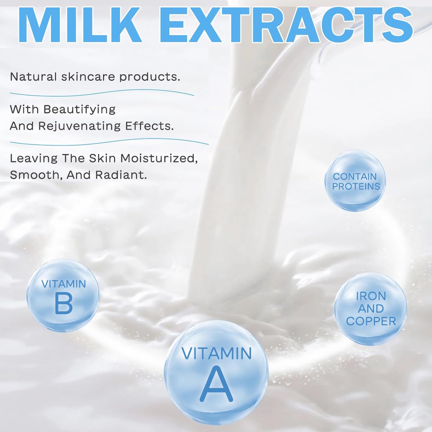 Milk Skin Care Set for Kids & Teens, 12 IN 1 Moisturizing & Gentle Milk Skin Care for Teens Girls Ages 8-12, Face Care Kit, Milk Skincare for Girls 10-12, Bulk Birthday Gifts, Daughter Gifts, 12PCS