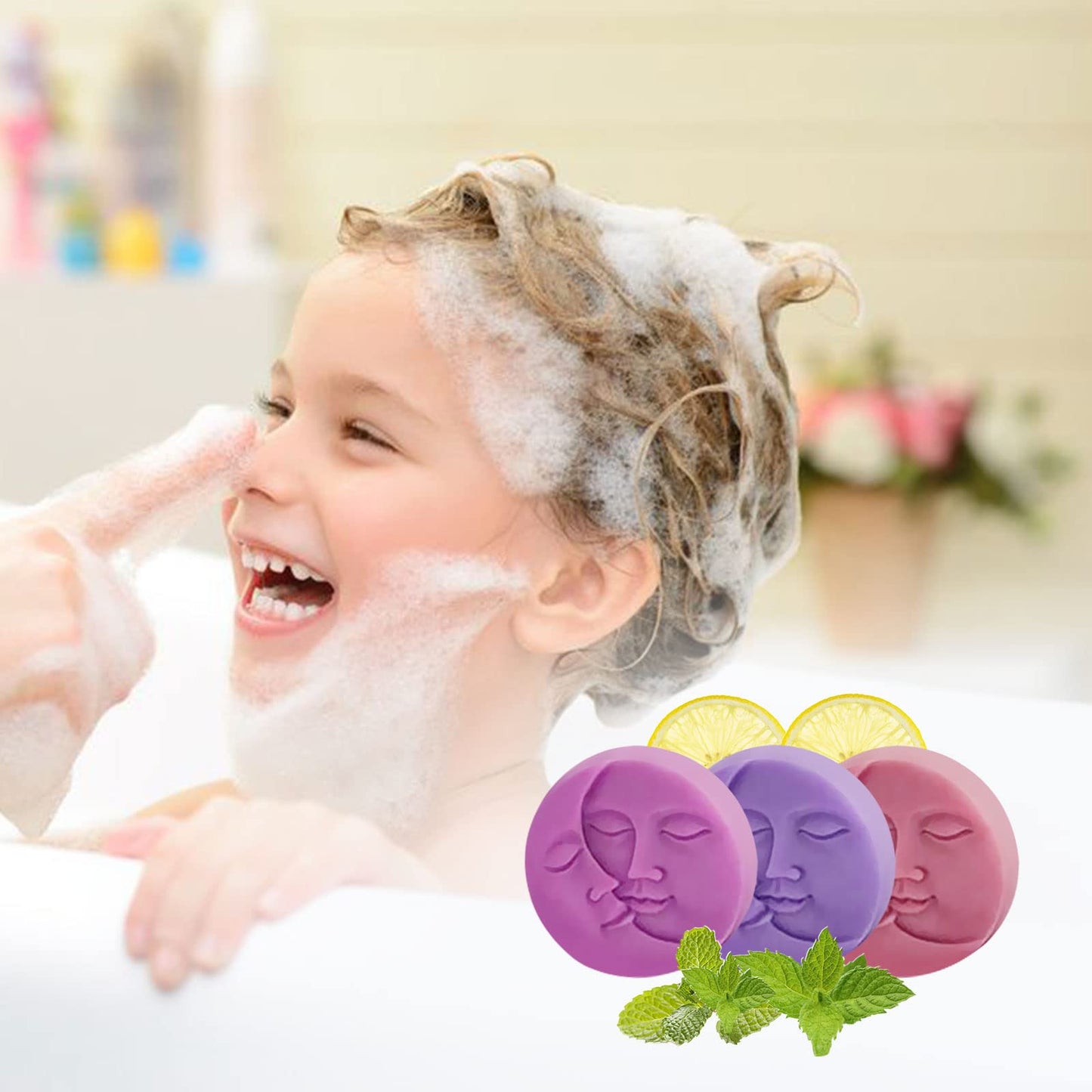 Silicone Soap Molds, Different Cavities Soap Mold with Different Shapes, Perfect for Soap Making, Handmade Cake Chocolate Desserts Biscuit Pudding Teacake Jelly
