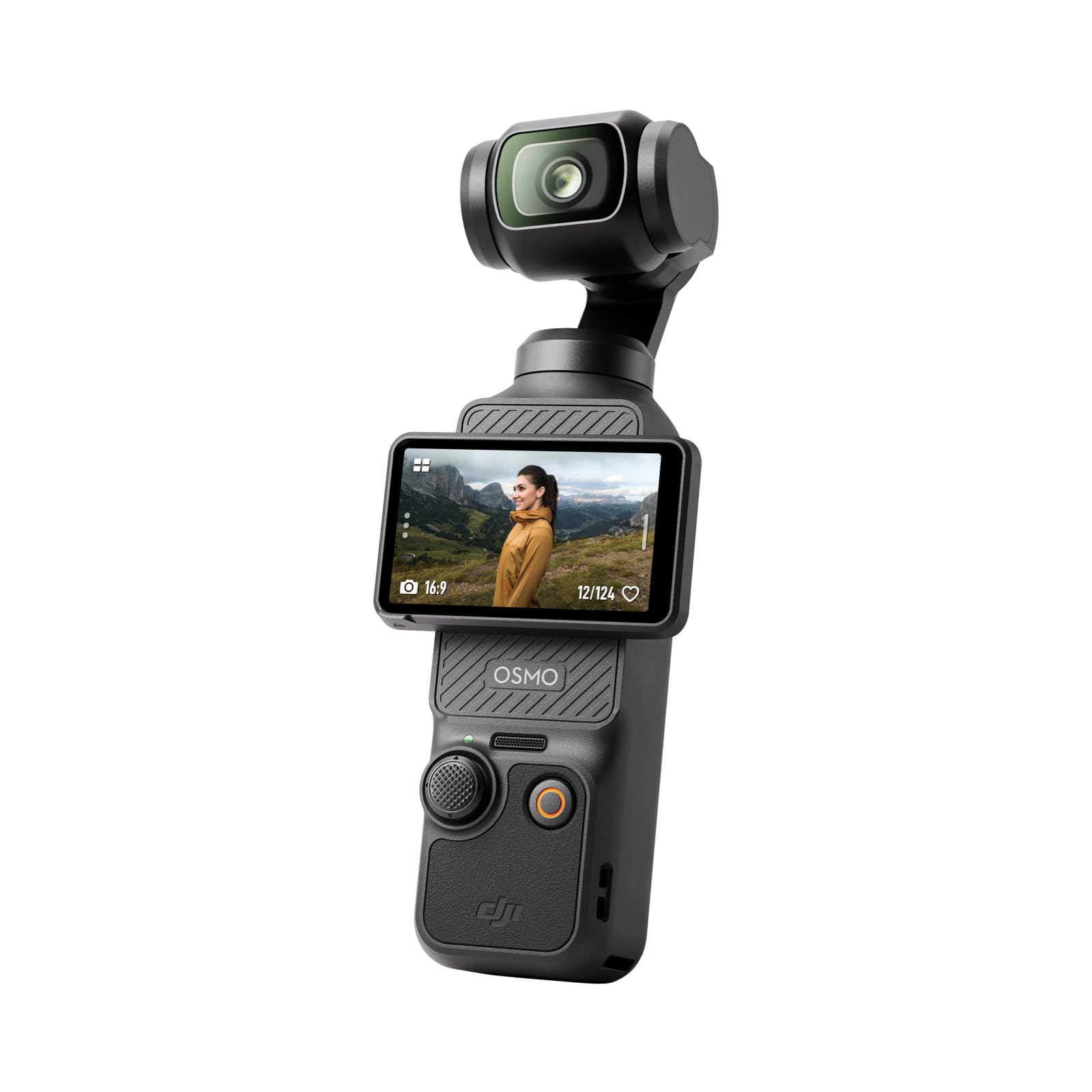 DJI Osmo Pocket 3 Vlogging Camera with 4K, 3-Axis Stabilization, Fast Focusing, Face/Object Tracking Bundle + Accessories Including 128GB Extreme Card, Wireless Microphone Sys, Software & More