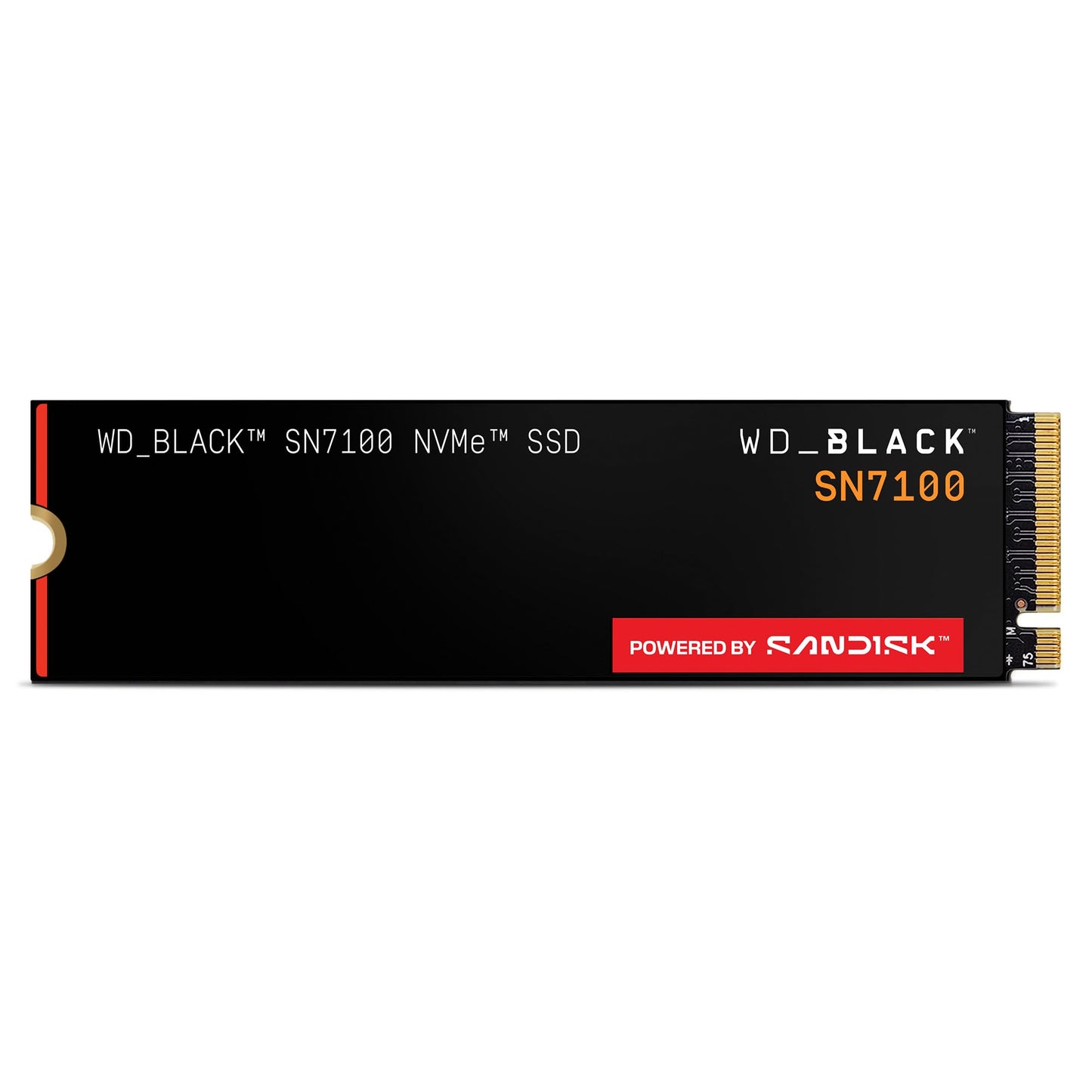 WD_BLACK SN7100 2TB NVMe SSD - Gen4 PCIe, M.2 2280, Up to 7,250 MB/s Read Speed, Up to 6,900 MB/s Write Speed, Next Gen TLC 3D NAND, for Laptops, Handheld Gaming Devices - WDS200T4X0E, Pack of 10