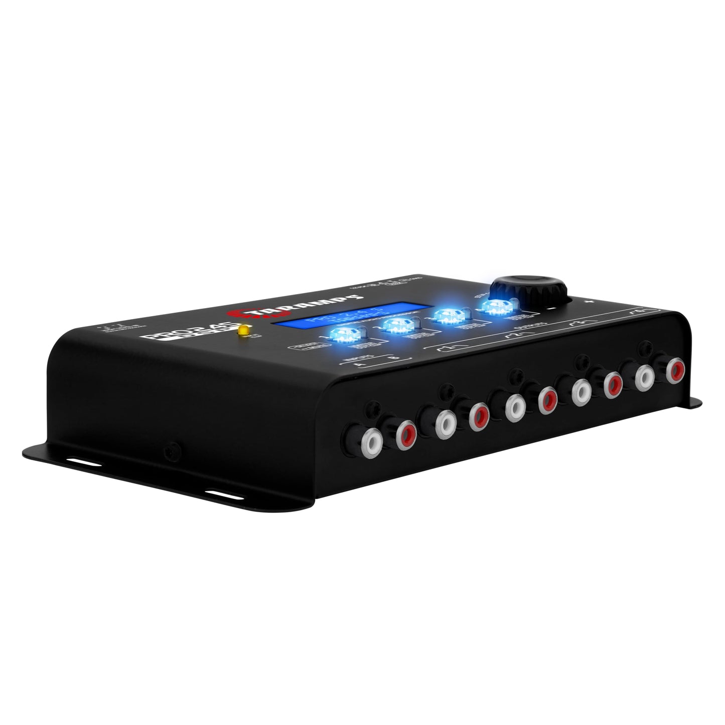 Taramps Pro 2.4S DSP Crossover Full Digital Signal Processor and Equalizer with sequencer 15-Band Graphic Equalization 12 preset EQ 2-Channel in and 4-Channel Out