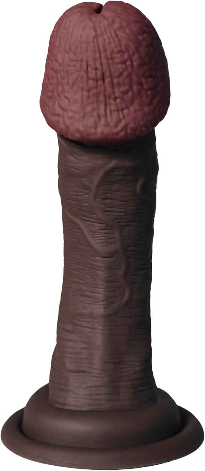 YAIORD Realistic Liquid Silicone Dildo With Suction Cup Black