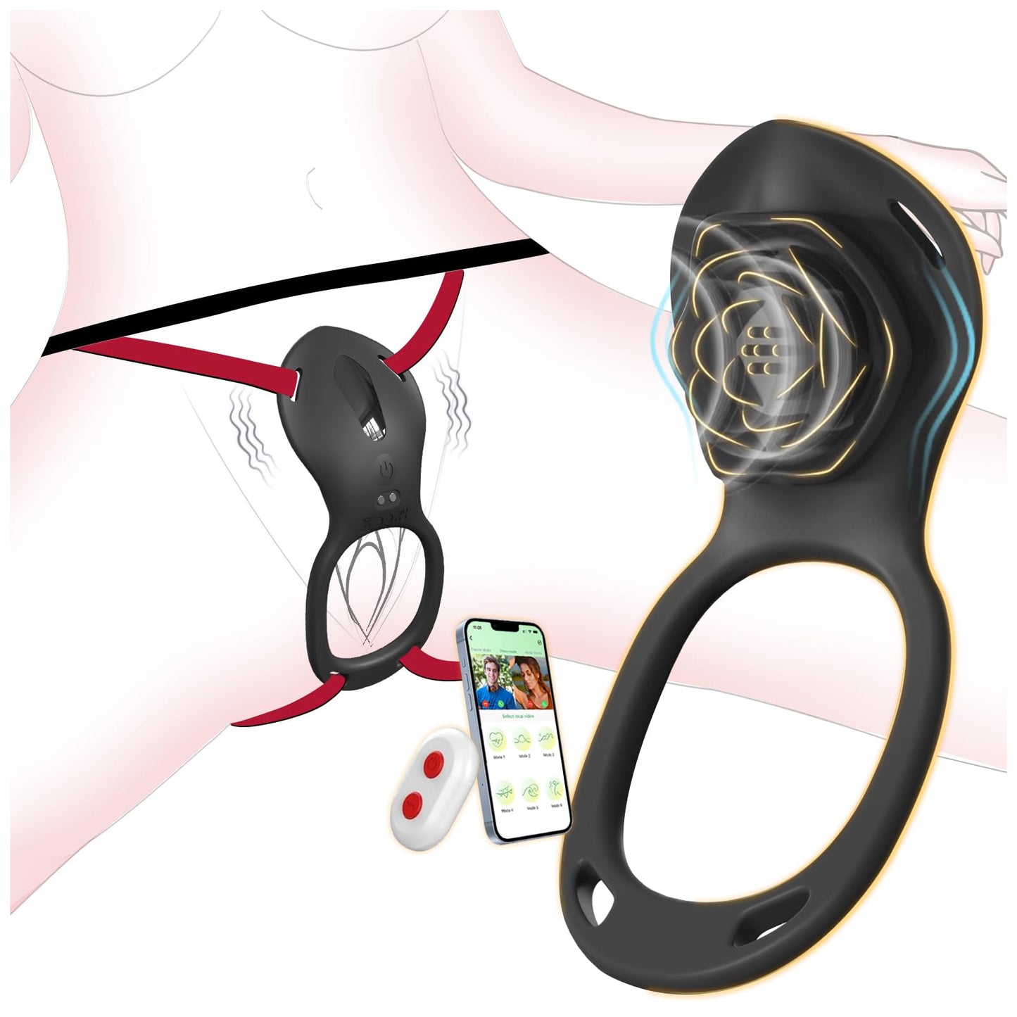 Portable Mini Vibrator for Women with 9 Vibration Modes, Quiet and Easy to Use Female Adult Sex Toy