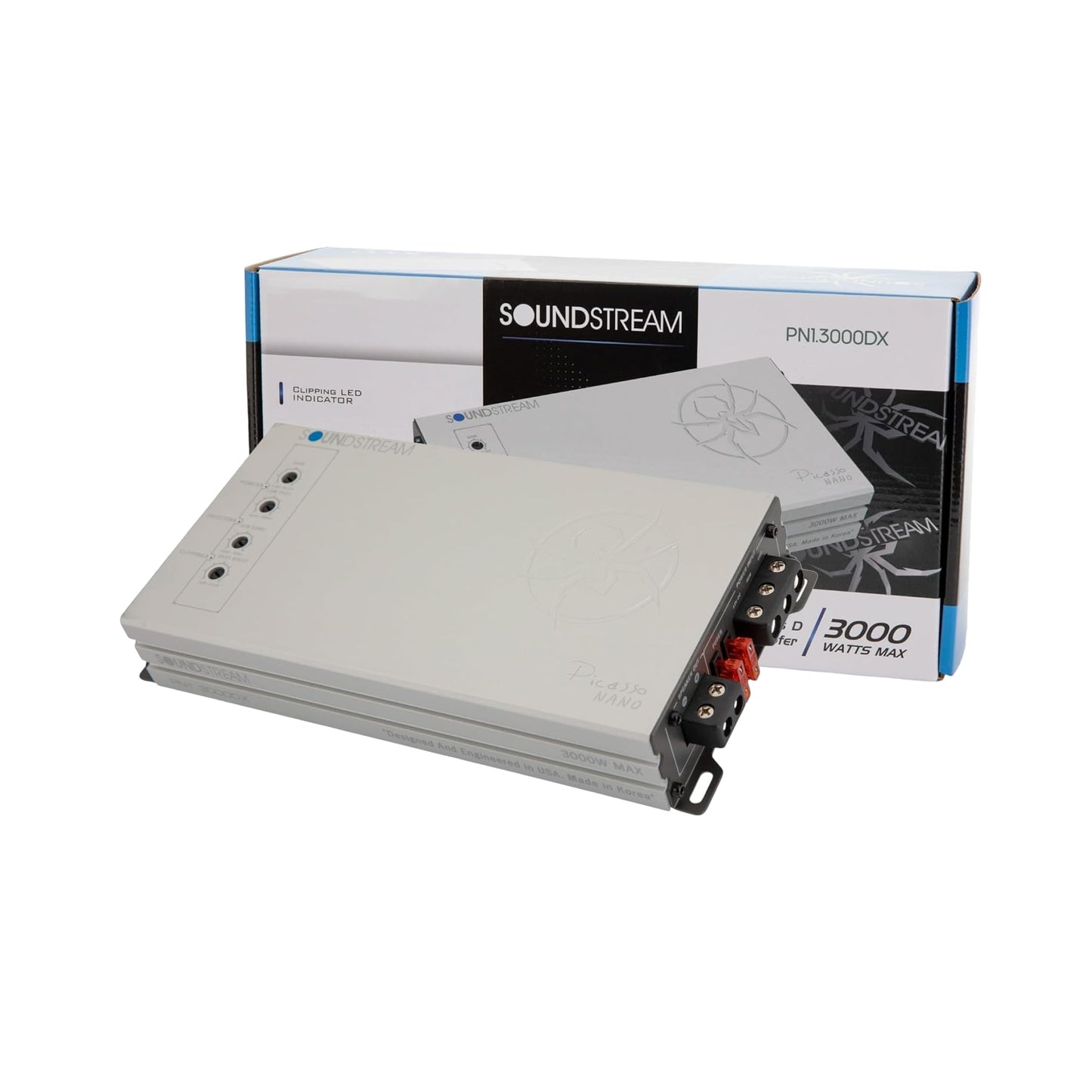 Soundstream Picasso Nano Series of Car Stereo Amplifiers, Monoblock Amps, 4 Channel Amp, 5 Channel Car Audio Amplifier, Mono and Multichannel Amps