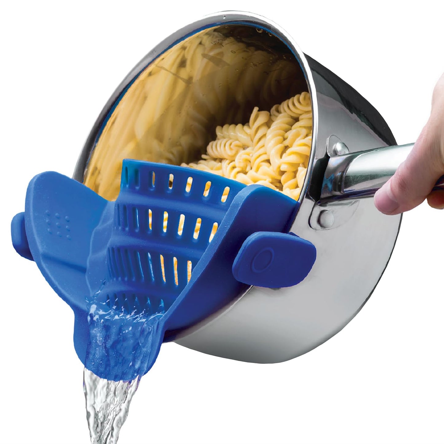 Kitchen Gizmo Collapsible Rice Strainer - Silicone Rice Washer Strainer Bowl - BPA Free