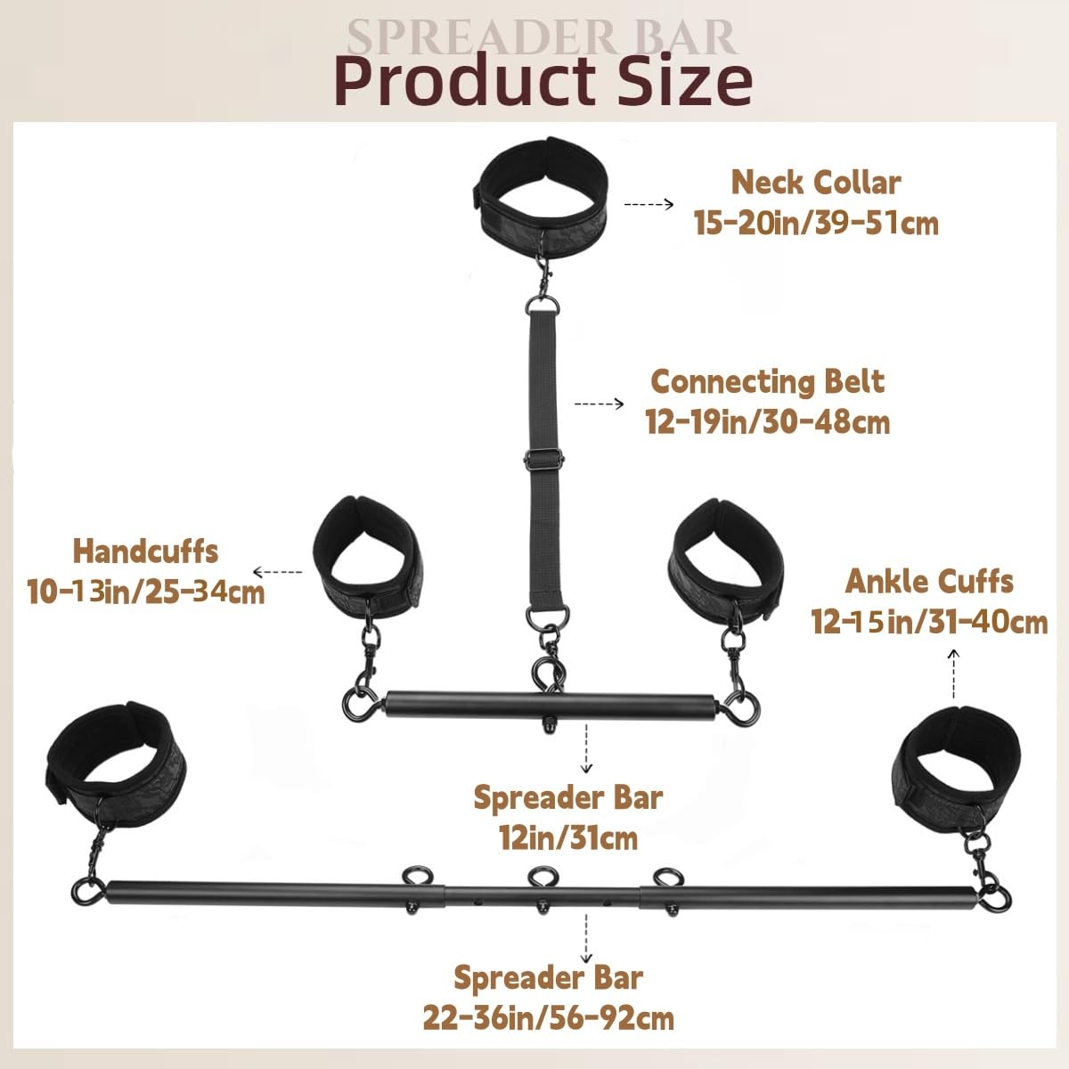 Spreader Bar for Adult Couple