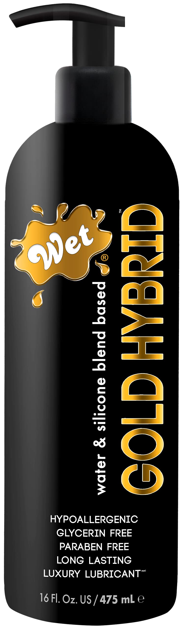 Wet Platinum Silicone Based Lube, Ultra Long Lasting Premium Personal Luxury Lubricant, Men Women & Couples Condom Compatible Water Resistant Non Sticky