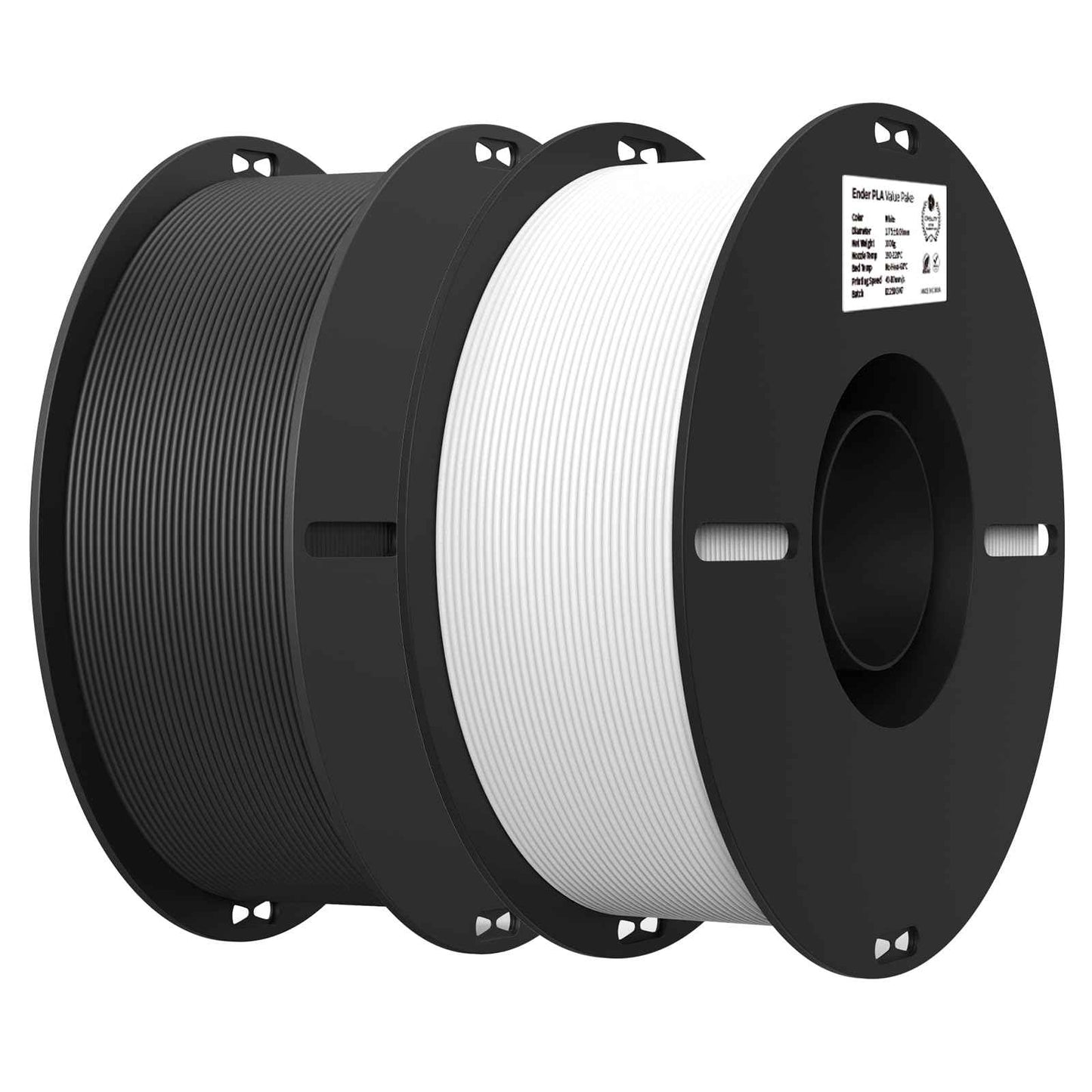 Creality 3D Printer Filament, PLA Filament Bundle for 3D Printing, Ender PLA Filament No-Tangling, Strong Bonding & Overhang Performance, Accuracy +/- 0.02mm