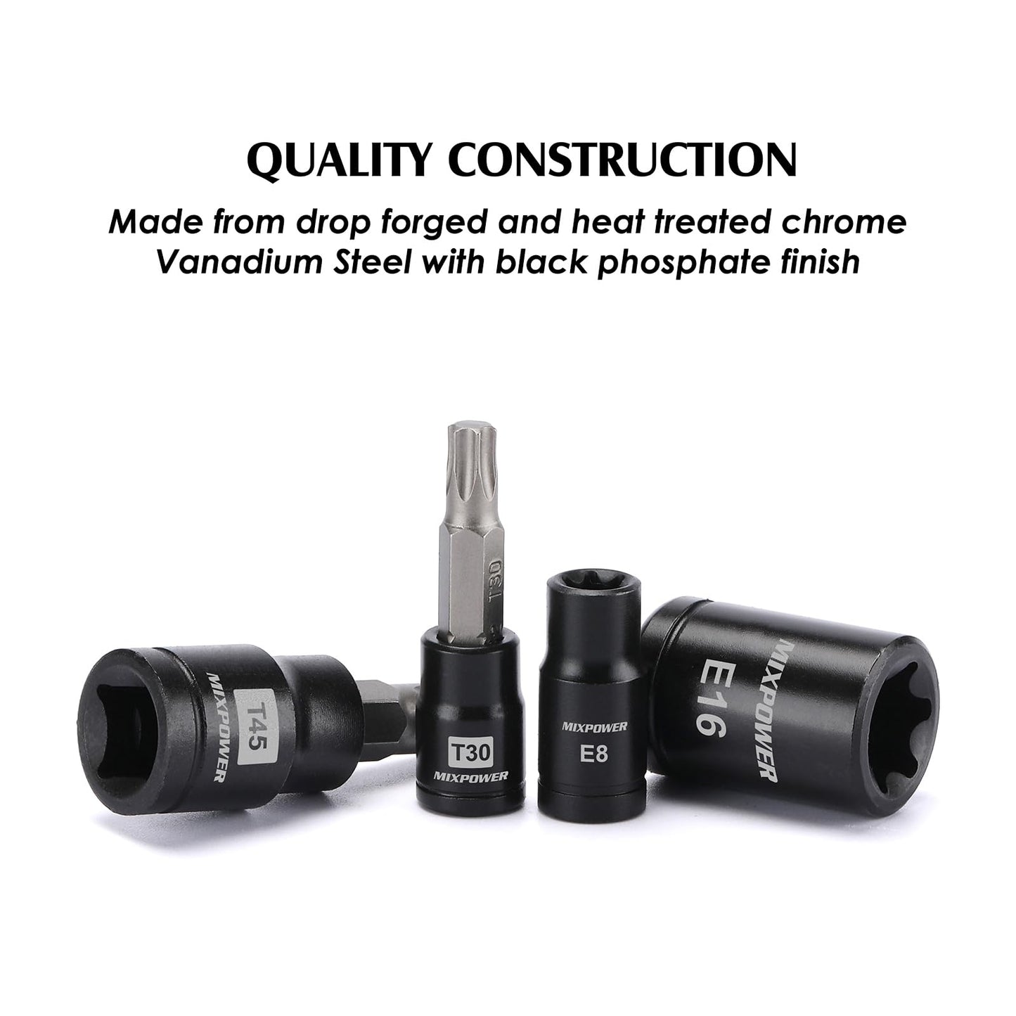 MIXPOWER Torx&E-Torx Socket Set
