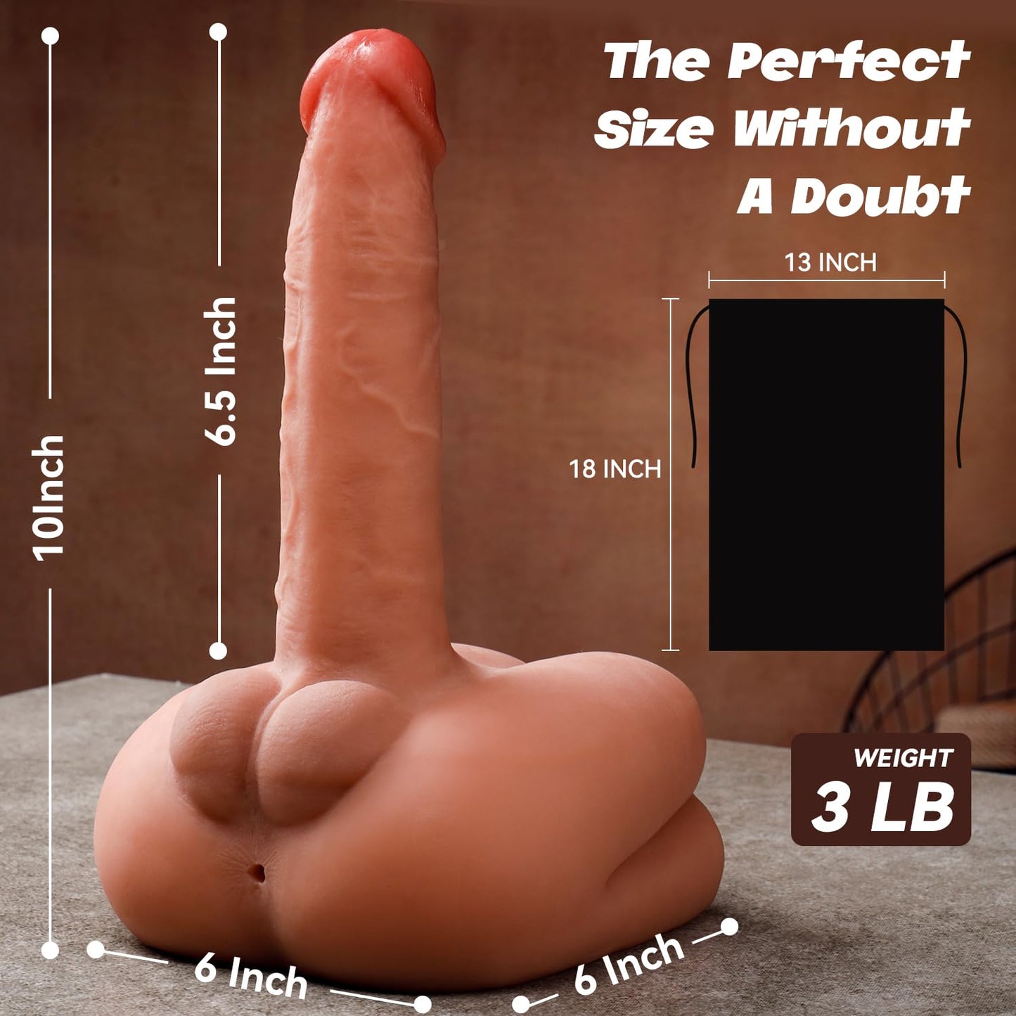 Baquick Thrusting Dildo Vibrator Sex Toys - Women Hands-Free Ride Penis