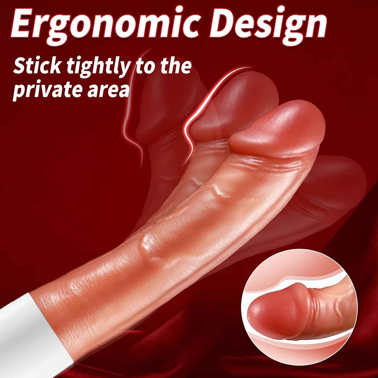 WEIXCH Realistic Vibrating Dildo 8.4in G-Spot Massager Skin Tone