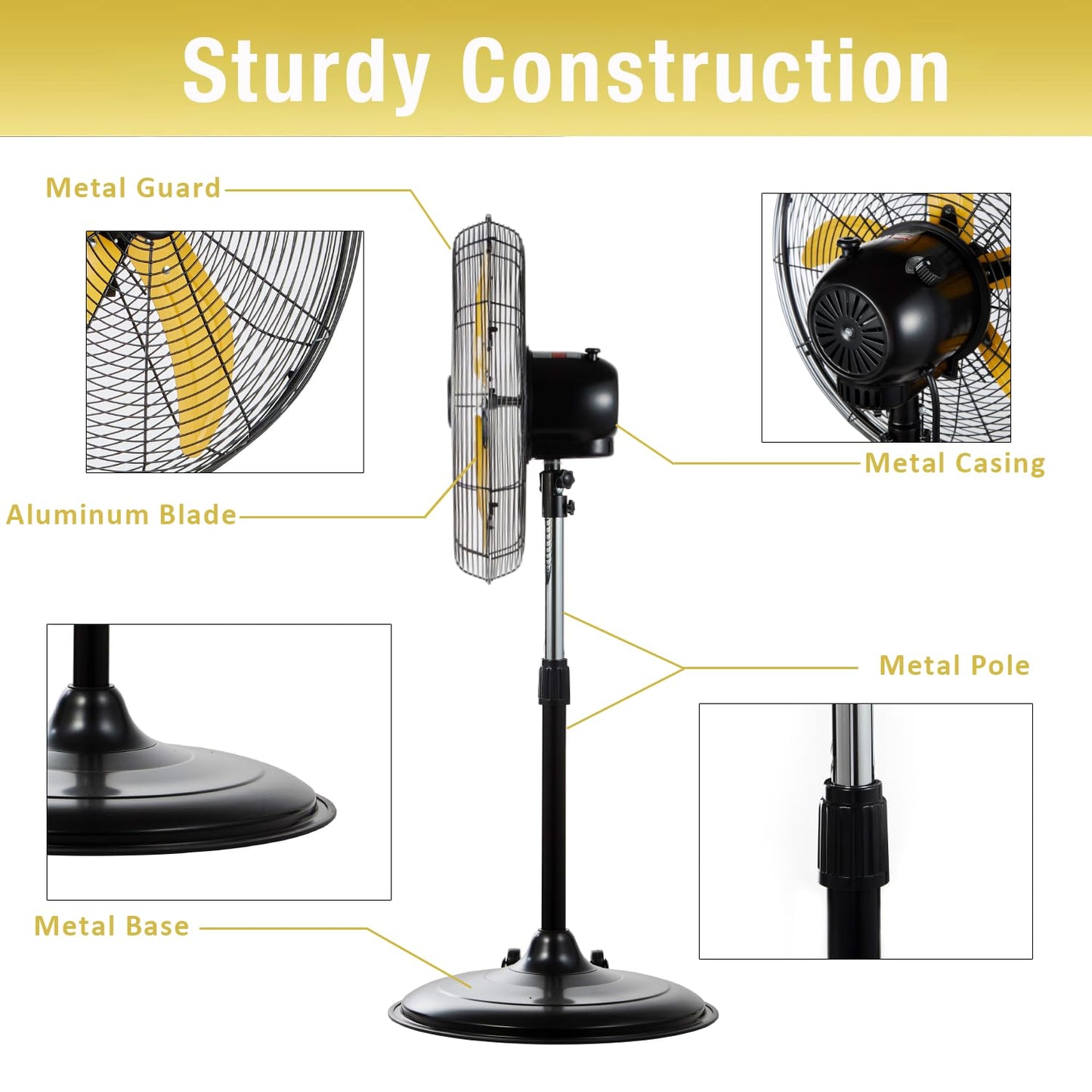 HiCFM Pedestal Standing Fan