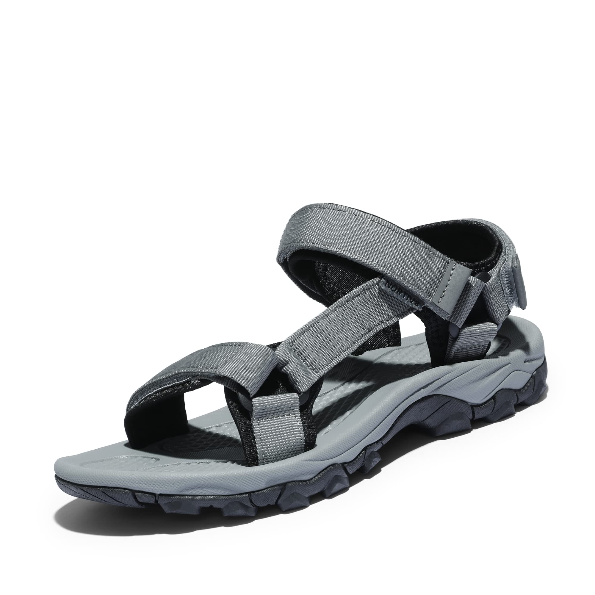 NORTIV 8 Men's Sandals Hiking Sports Lightweight Summer Water Arch Support River Open Toe Athletic Trail Outdoor Walking Sandals Longdo