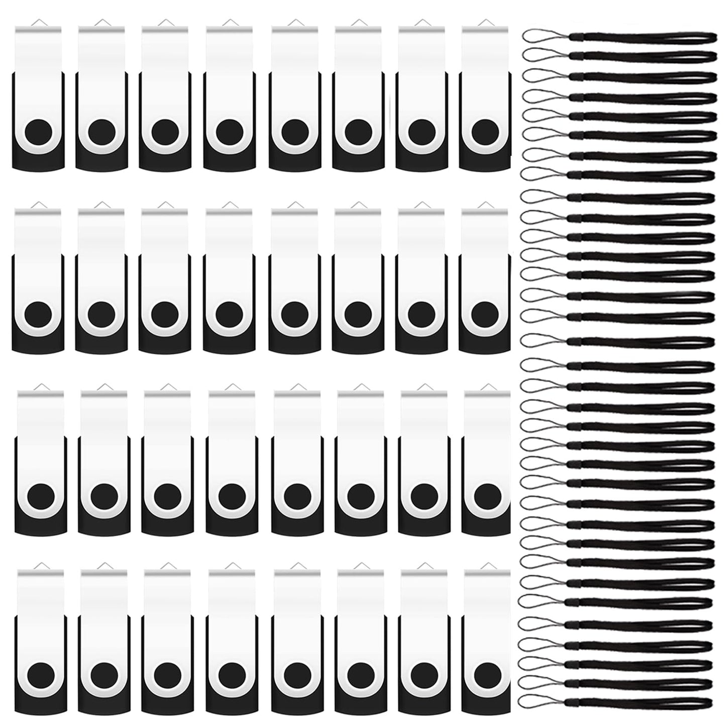 Black USB Flash Drive Pack