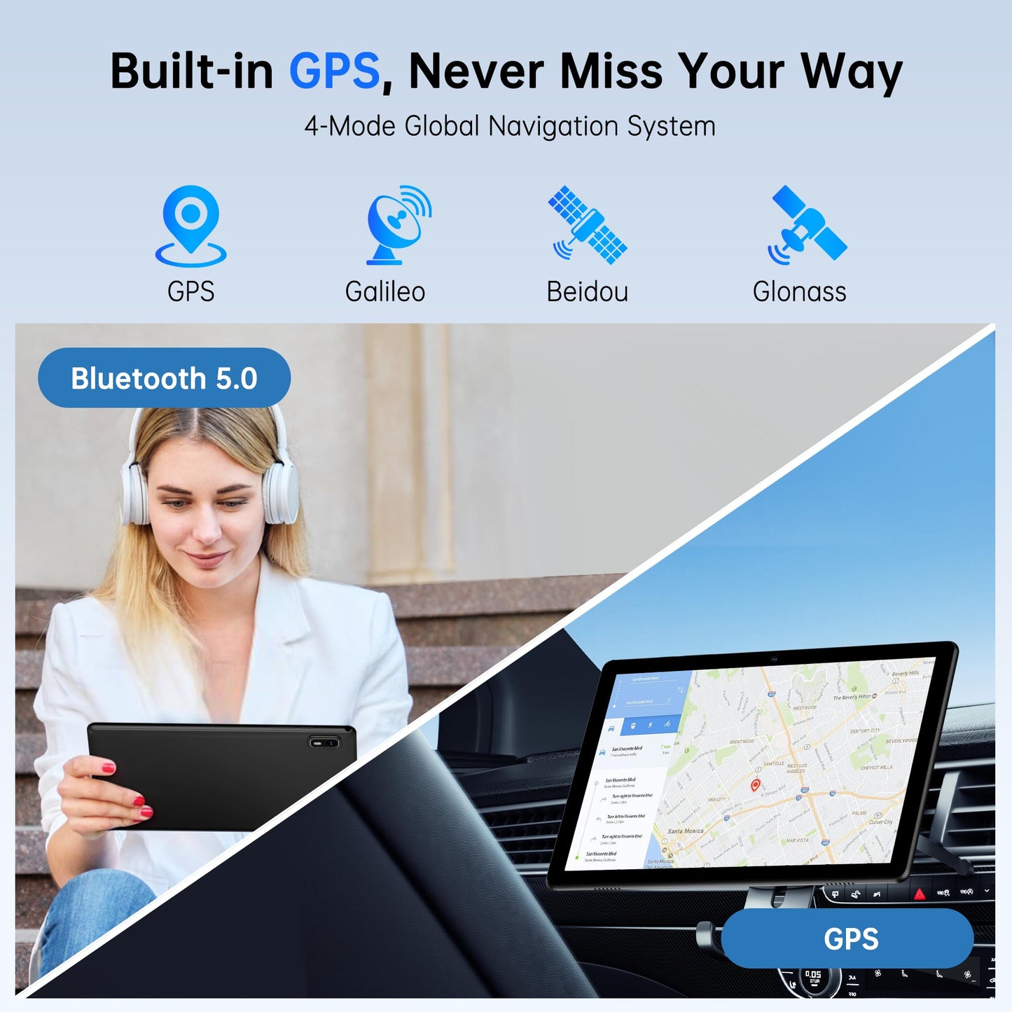 HAOVM Tablet 10 inch, 4G SIM Unlocked