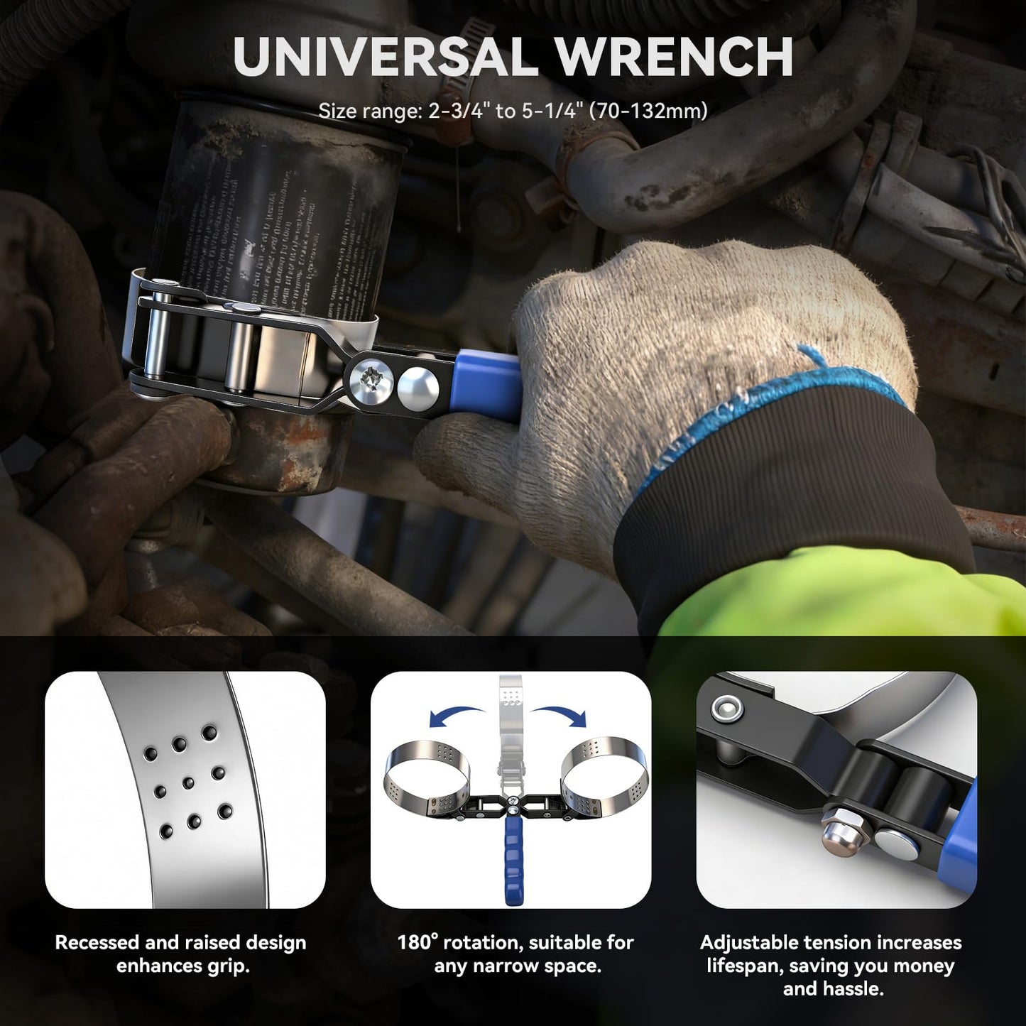 DISEN Oil Filter Wrench Set