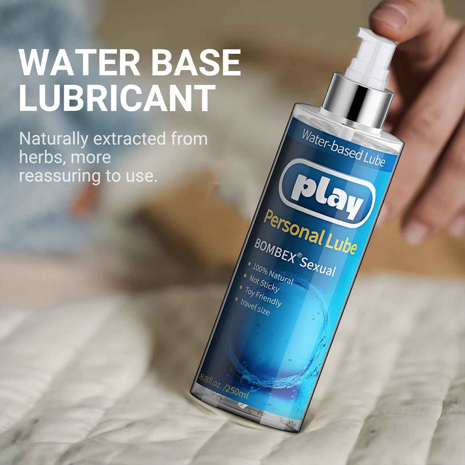 BOMBEX Water Based Personal Lubricant, 8.6 Fl Oz