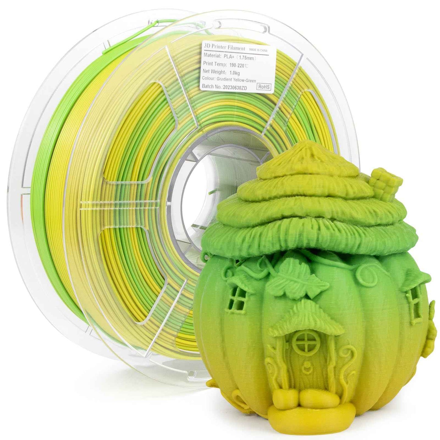 iSANMATE's 3D Printer Filament, PLA Filament 1.75 mm Dimensional Accuracy +/- 0.02 mm, 1 KG Spool