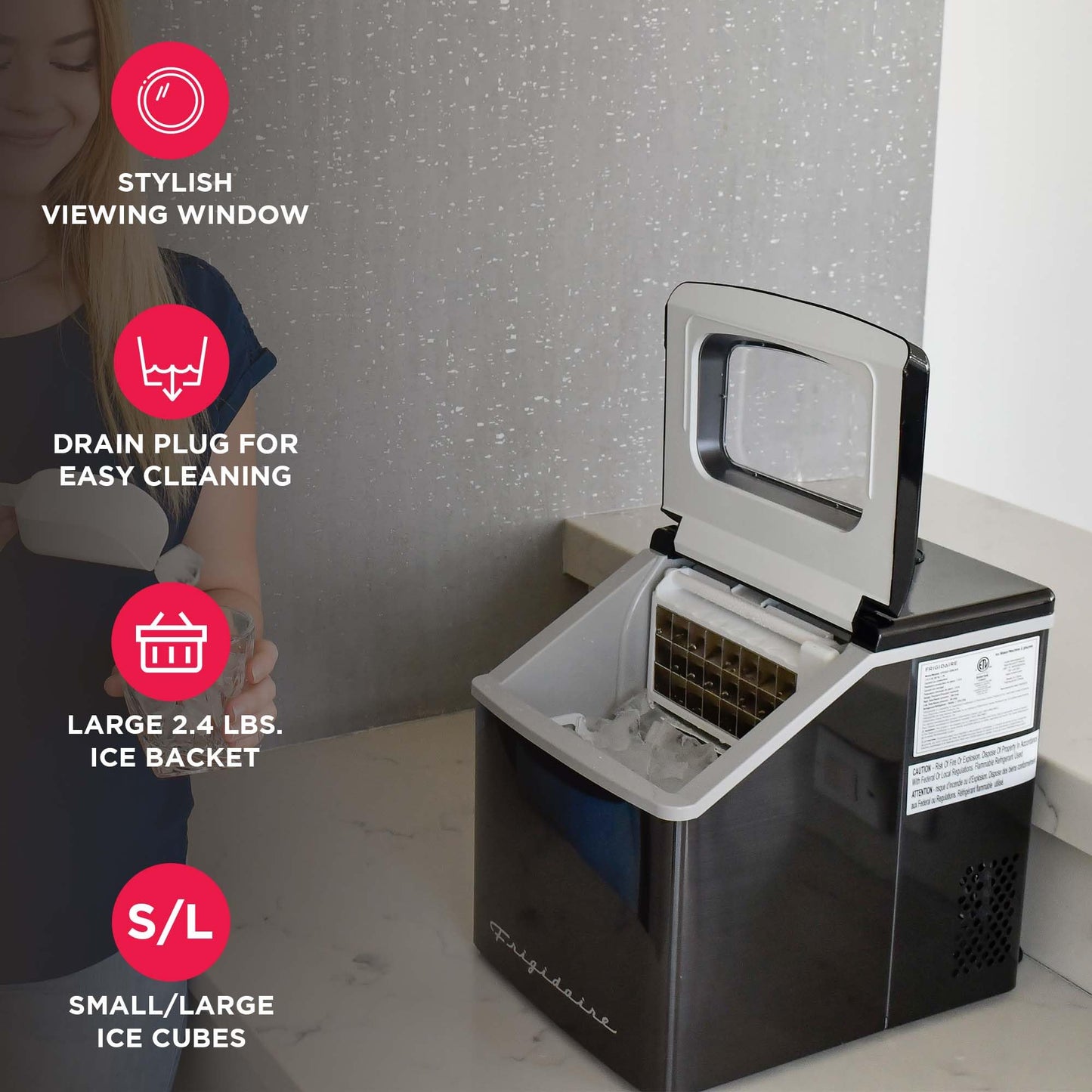 Frigidaire EFIC452-SSRED XL Maker