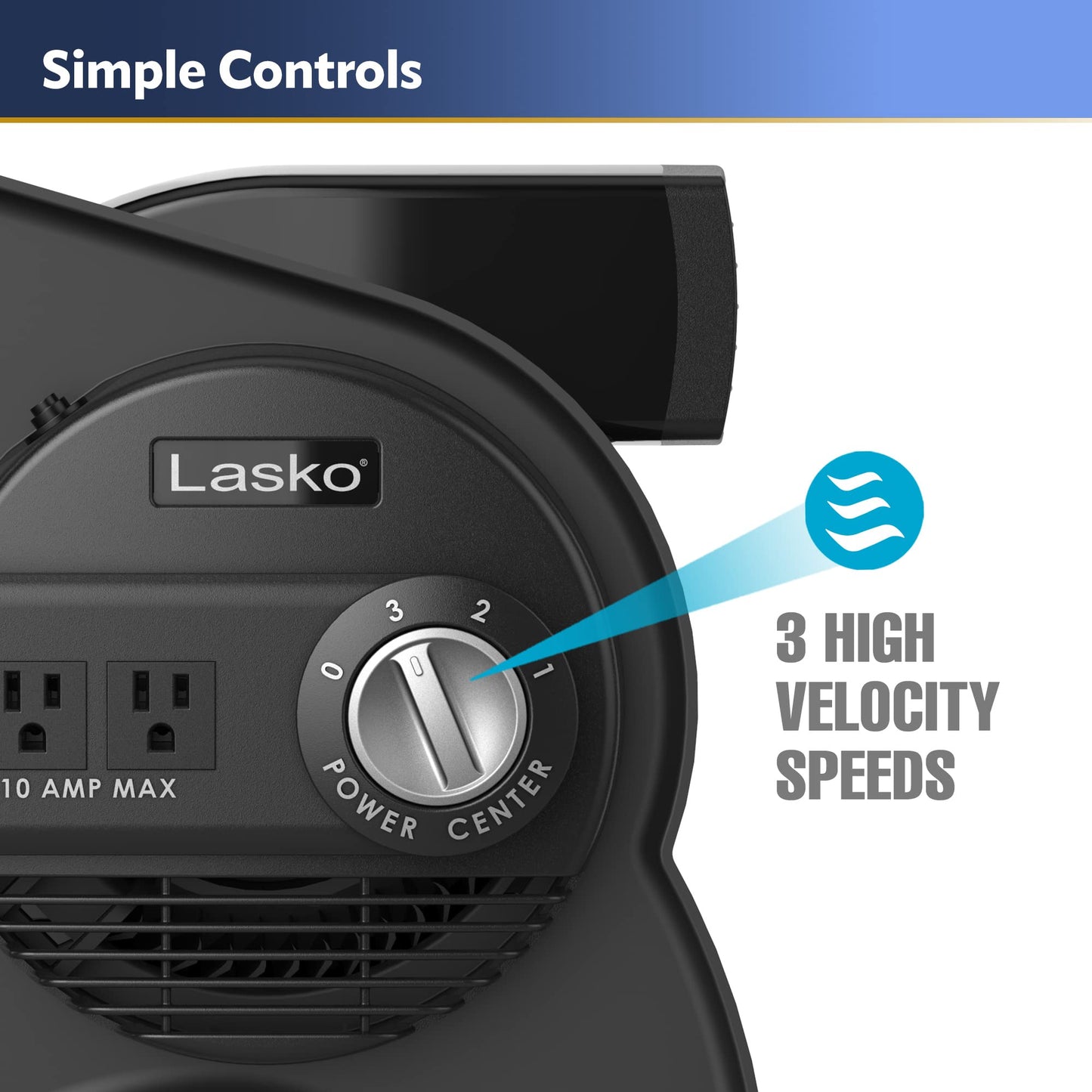 Lasko U12104 High Velocity Pro Pivoting Utility Fan for Cooling, Ventilating, Exhausting and Drying at Home, Job Site and Work Shop, 12.2 x 9.6 x 12.3 inches, Black 12104