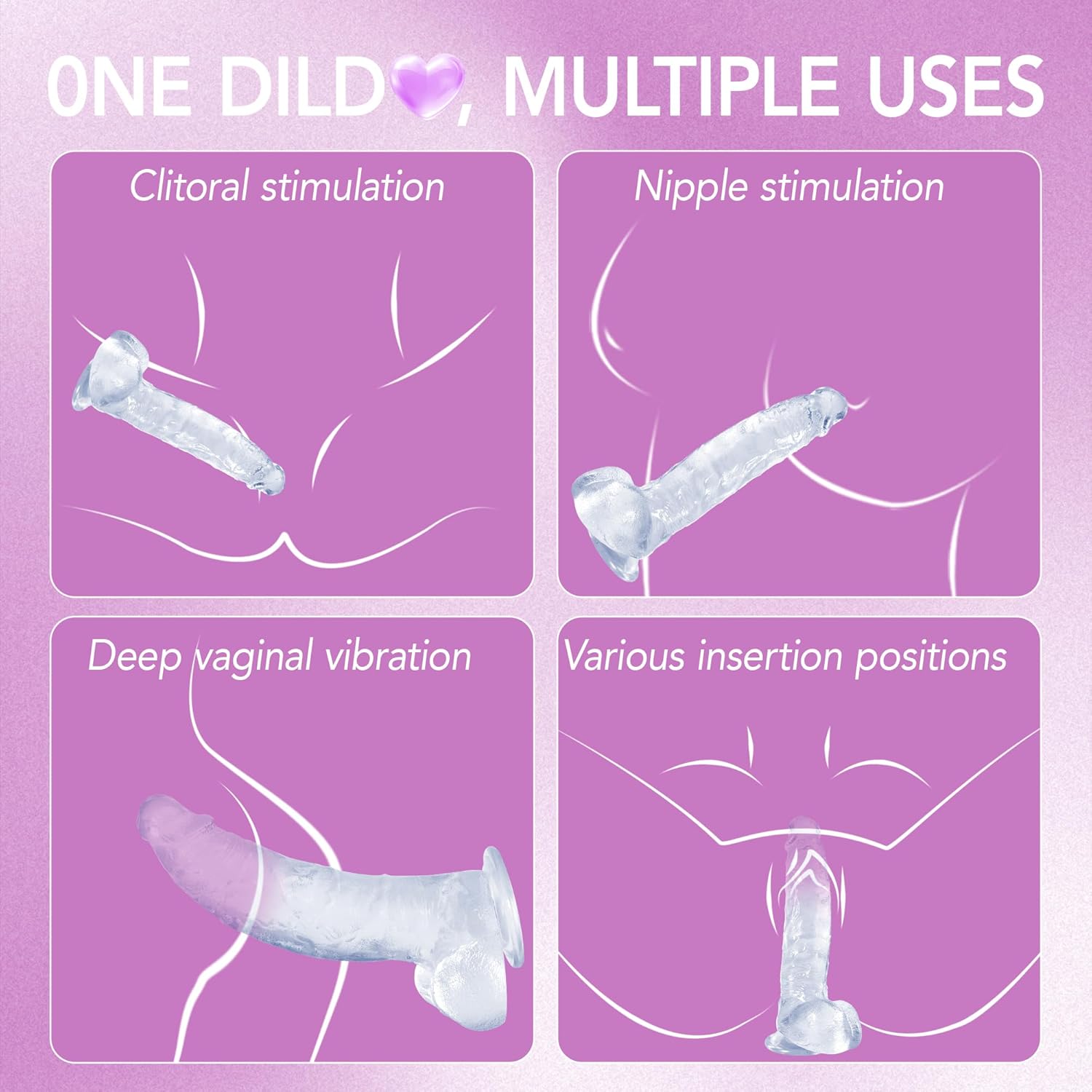 LOVECHEL 9 Inch Realistic Dildo with Strong Suction Cup