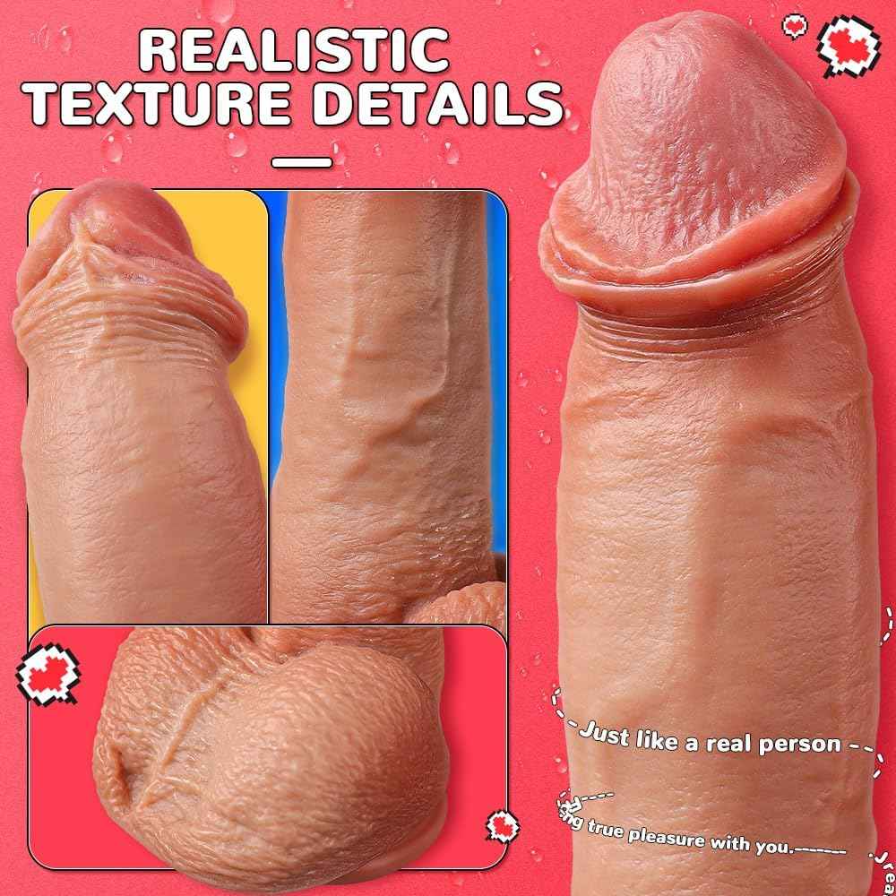 SidmHeal 7.48 inch Realistic Dildo with Strong Suction Cup