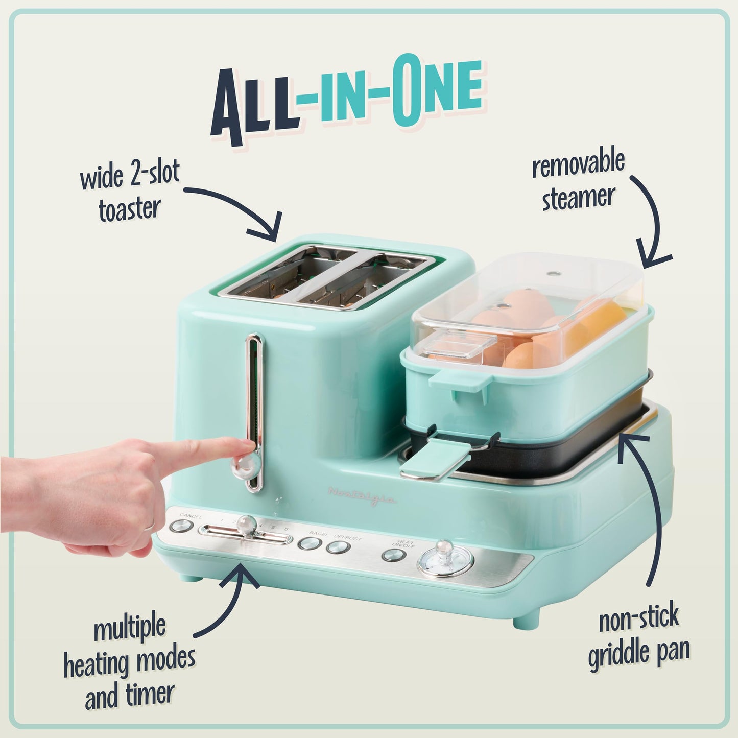 Nostalgia 3-in-1 Breakfast Station