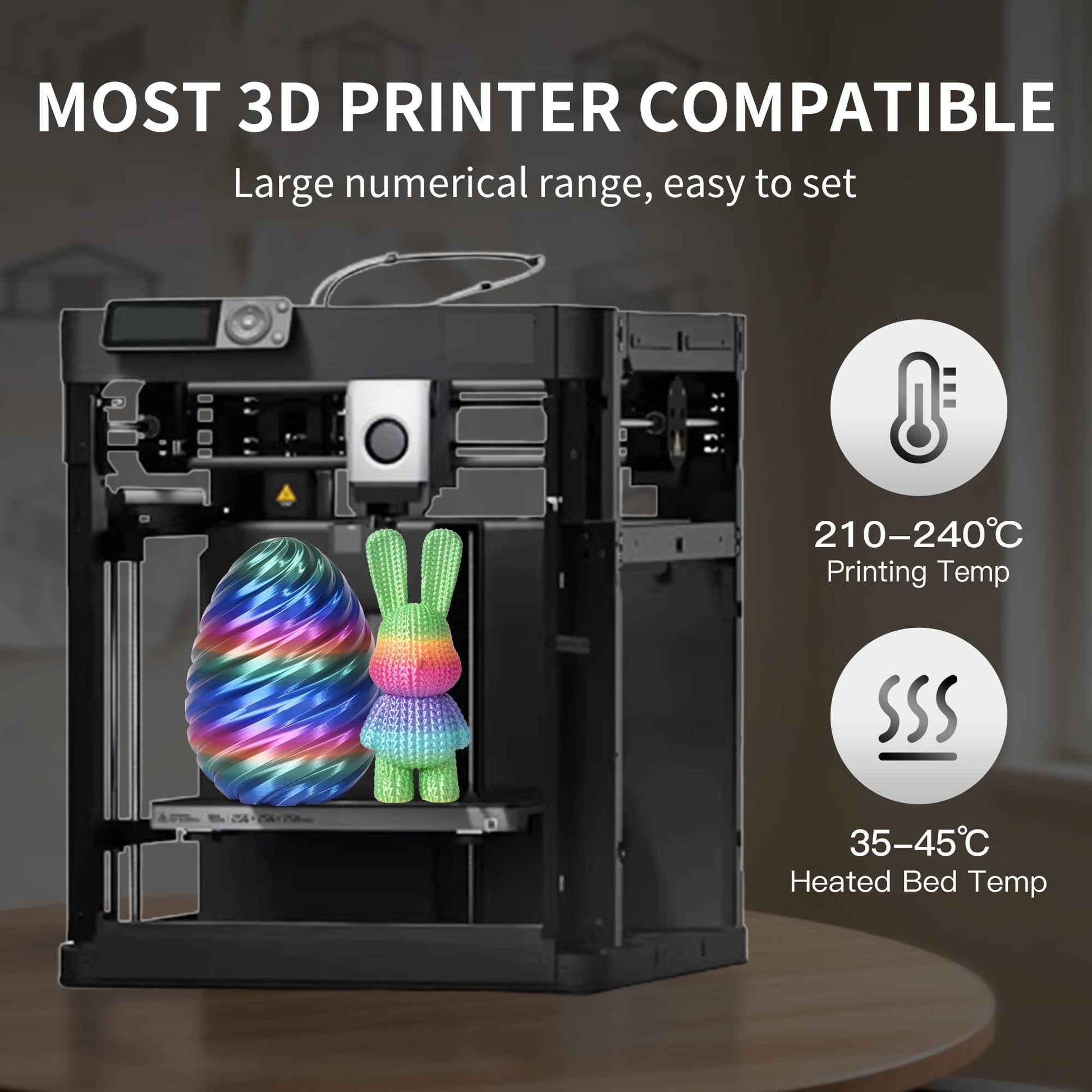 RAMBERY 4 Pack 3D Printer Filament