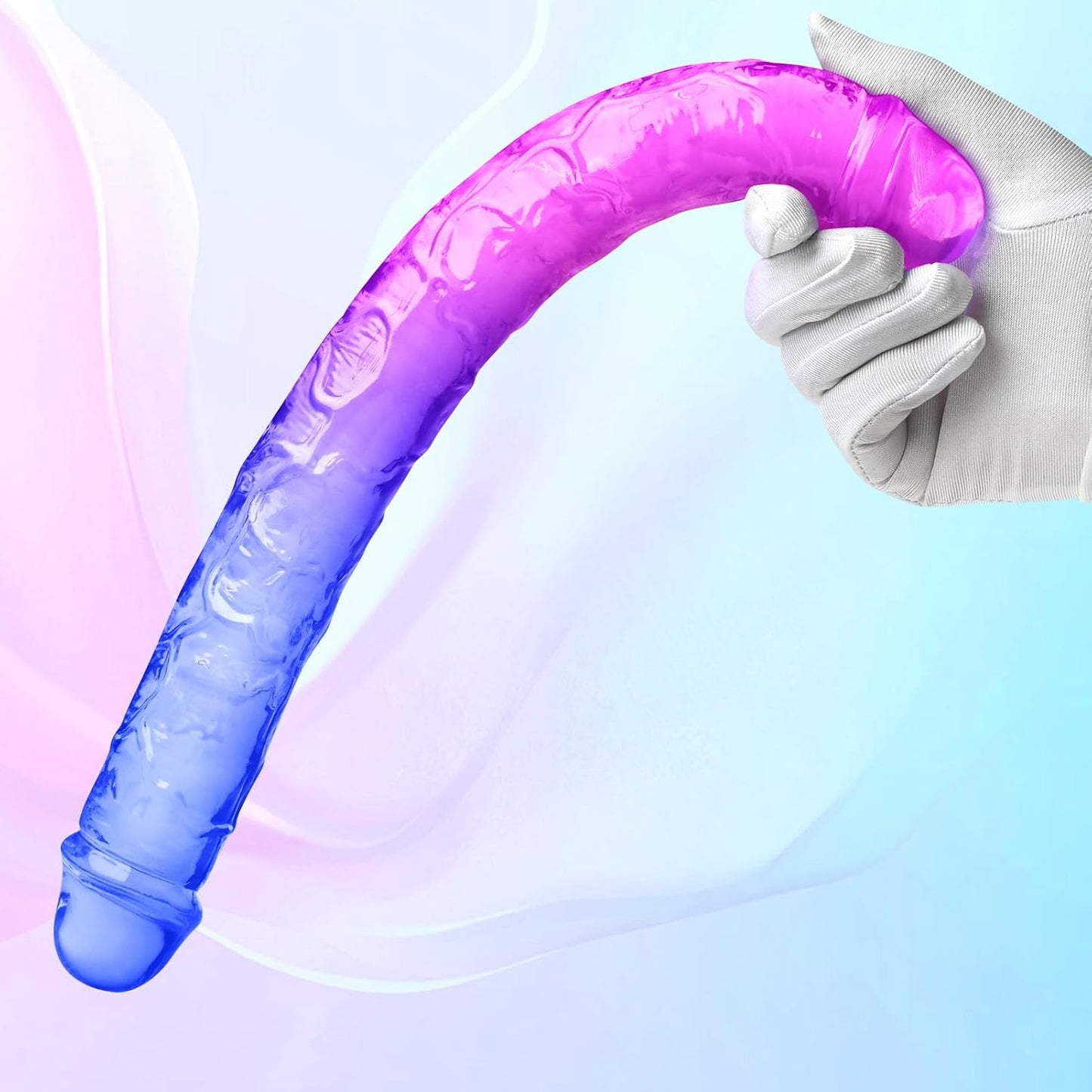 Sex Factory Double Ended Realistic Dildo Flexible TPE Gradient