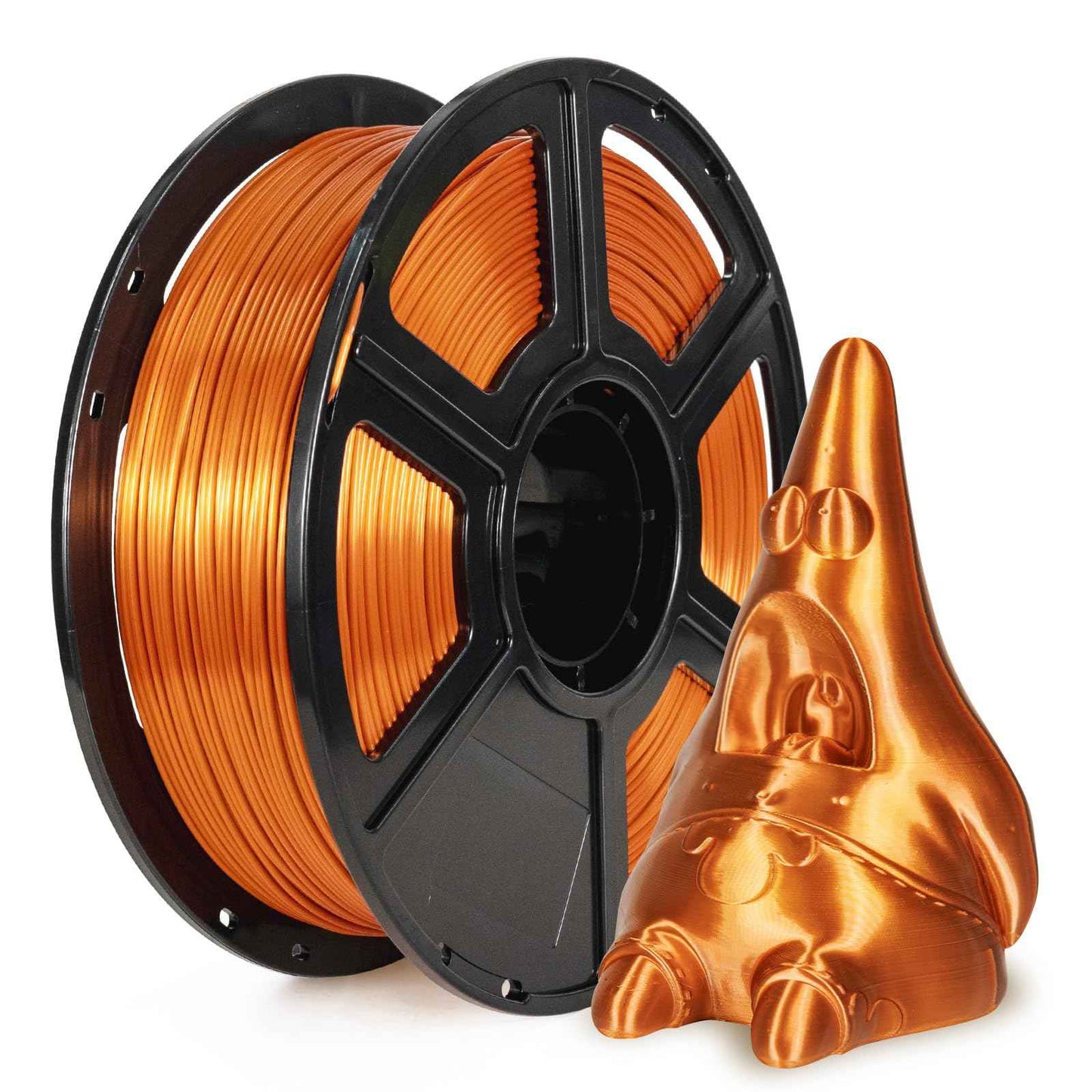 FLASHFORGE Silk PLA Filament 1.75mm, 3D Printer Filament 1kg (2.2lbs) Spool, Smooth and Silky Texture 3D Printing Filament, Dimensional Accuracy +/- 0.02mm