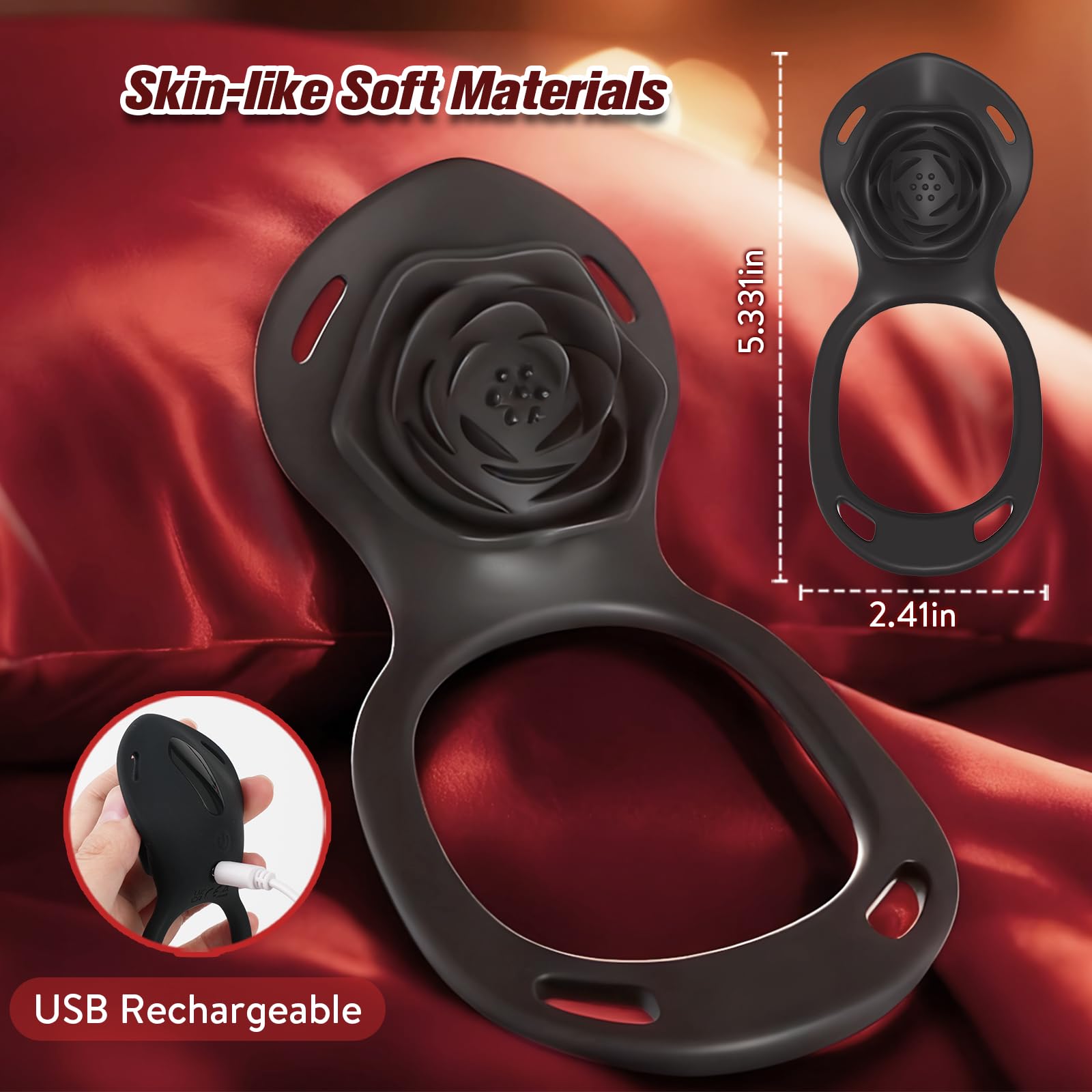 Portable Mini Vibrator for Women with 9 Vibration Modes, Quiet and Easy to Use Female Adult Sex Toy