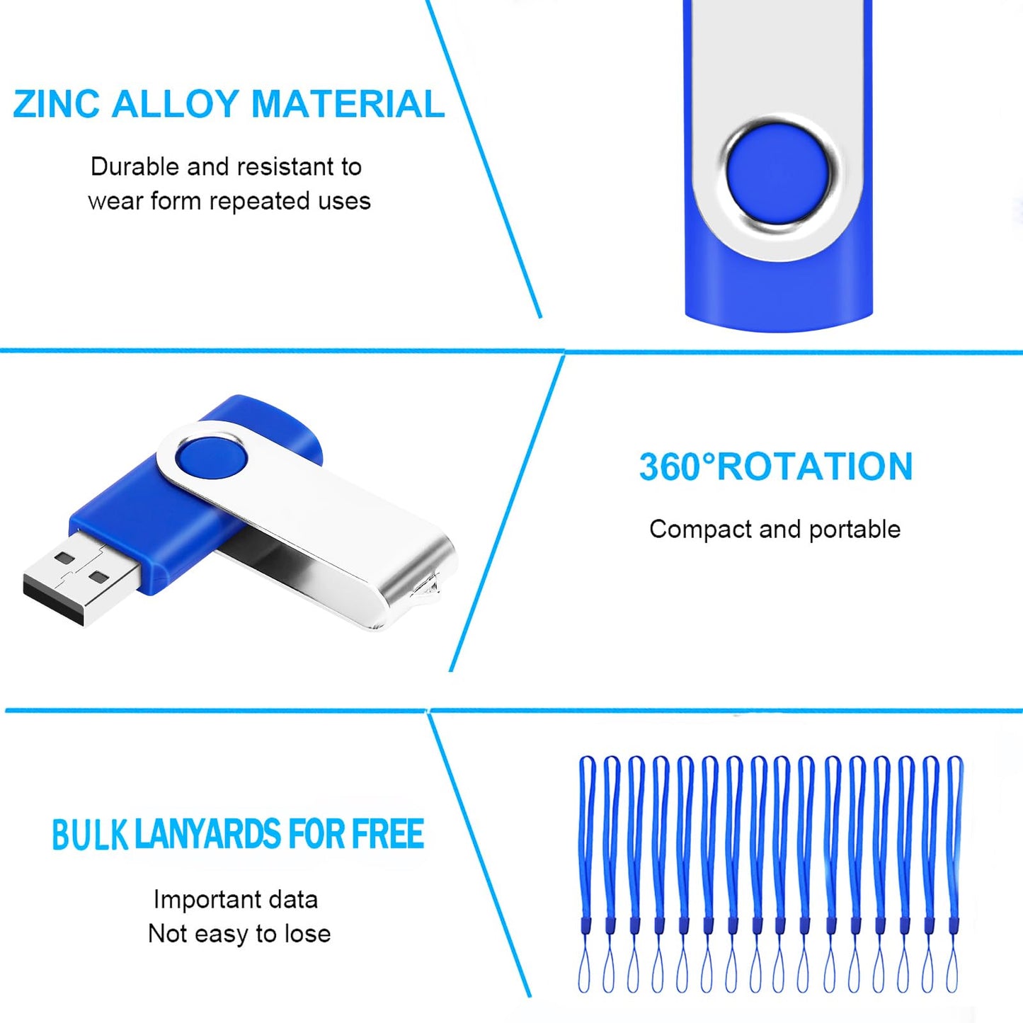 Bulk USB Flash Drive Pack