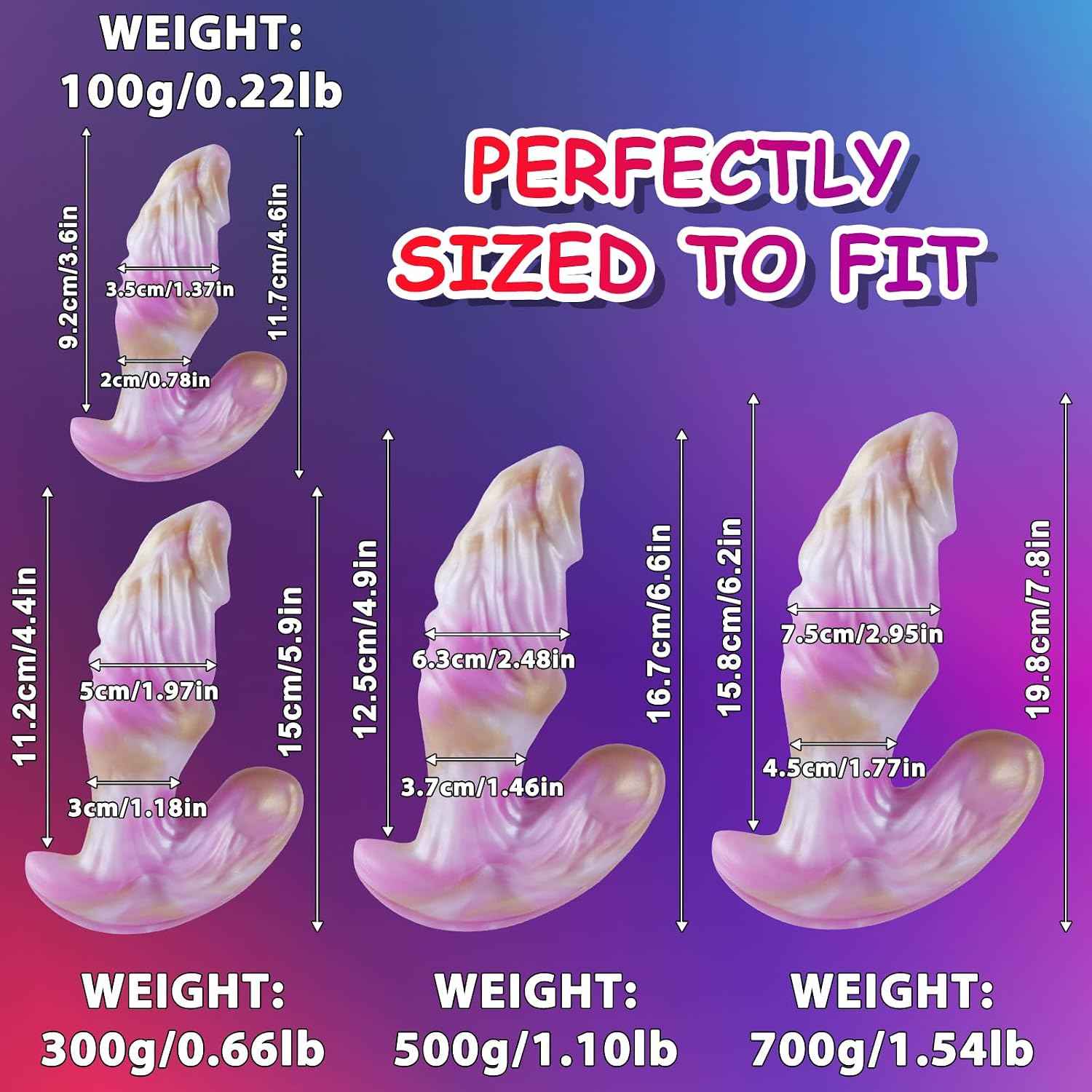 5.9'' Silicone Anal Plug Butt Plug Sex Toy,Fantasy Monster Dildo Prostate Dildo Small Butt Plug Anal Plugs,Wearable Prostate Plug Anal Stretcher Adult Sex Toys for Men Women Gay Couple