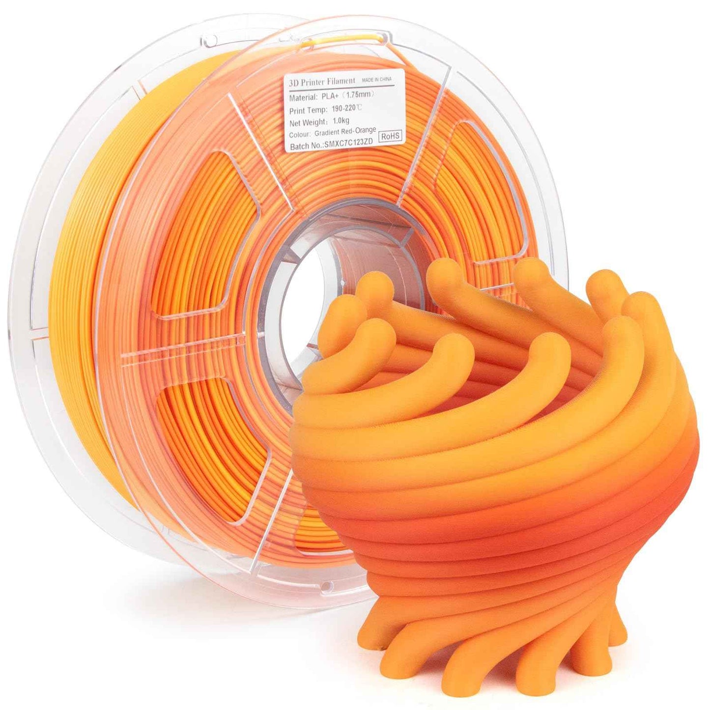 iSANMATE's 3D Printer Filament, PLA Filament 1.75 mm Dimensional Accuracy +/- 0.02 mm, 1 KG Spool