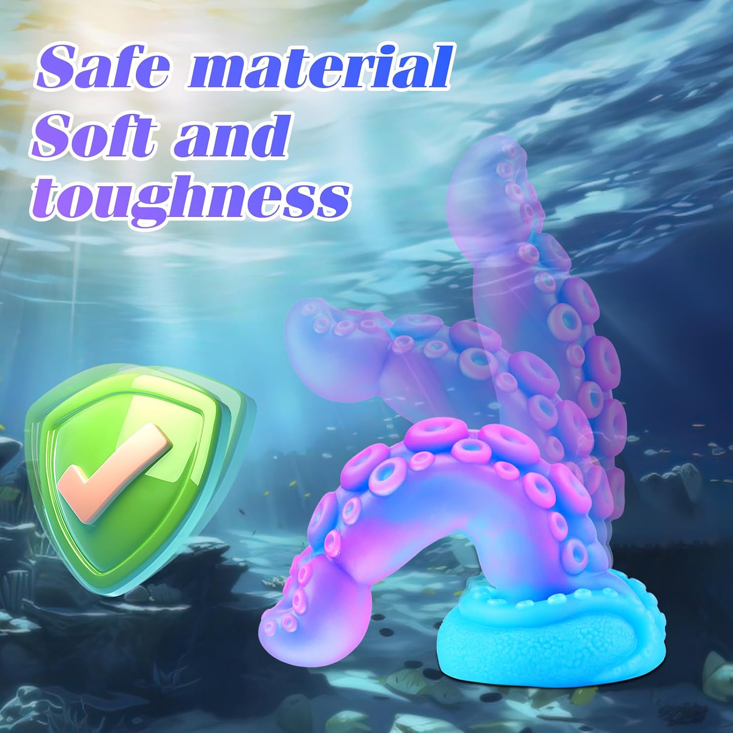 Hainuo Monster Tentacle Silicone Dildo Suction Cup