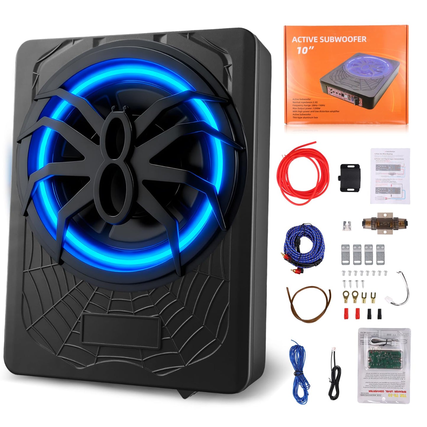 LORPHEIR Car Subwoofer High Power Bass System for Car Audio Upgrade