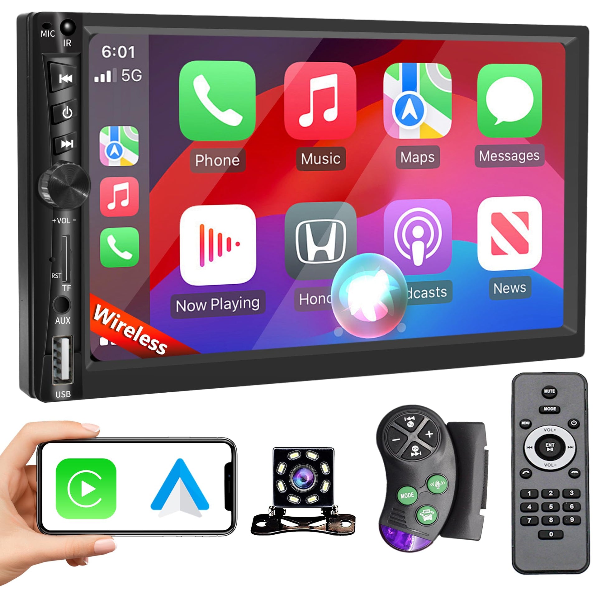 7inch Wireless Carplay Stereo