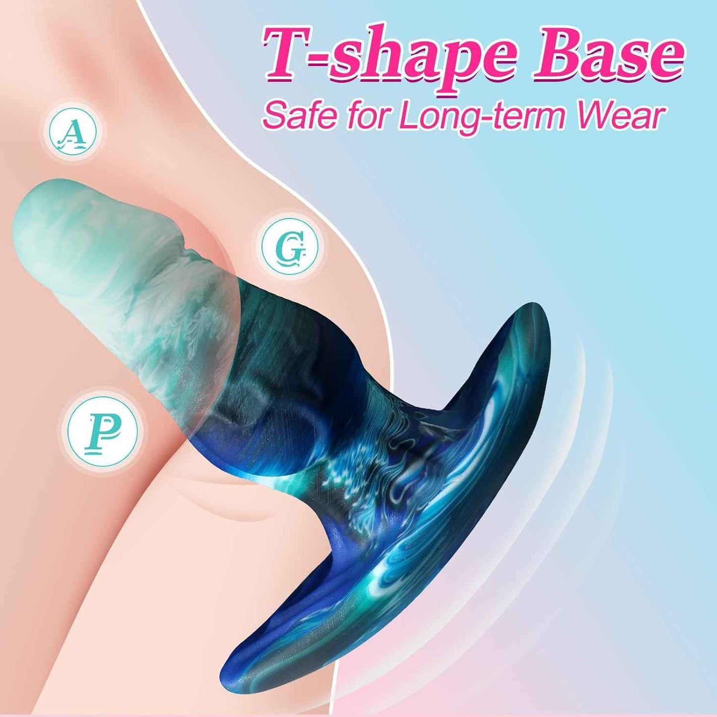 Anal Plug Realistic Dildo with Tapered Knot Wearable Butt Plug Silicone Anal Dilator Trainer Fantasy Prostate Massager G-spot Sex Toy for Couples Men Women Masturbation (S)