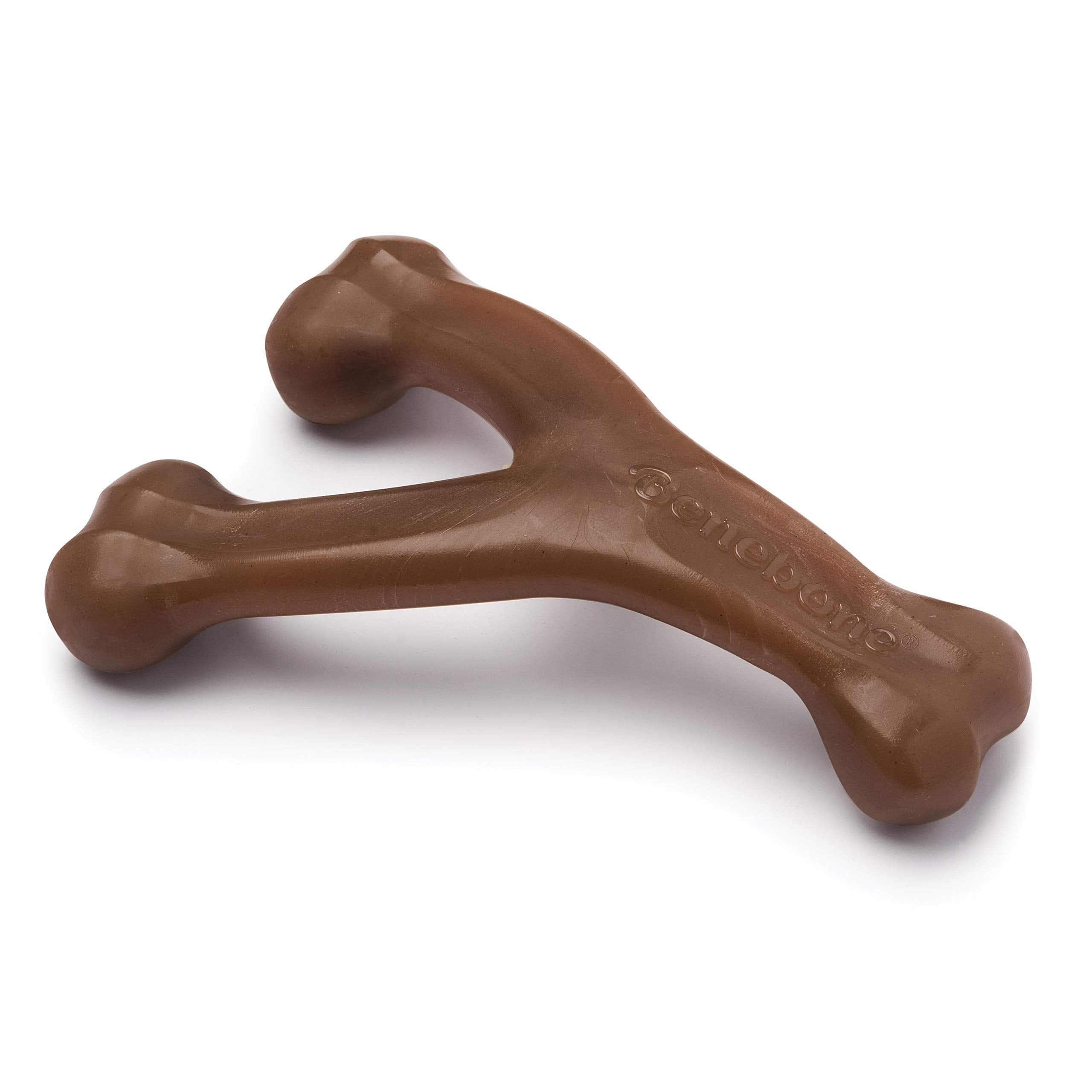Benebone Fishbone Durable Dog Chew Toy for Aggressive Chewers Medium, Large, Small, Giant