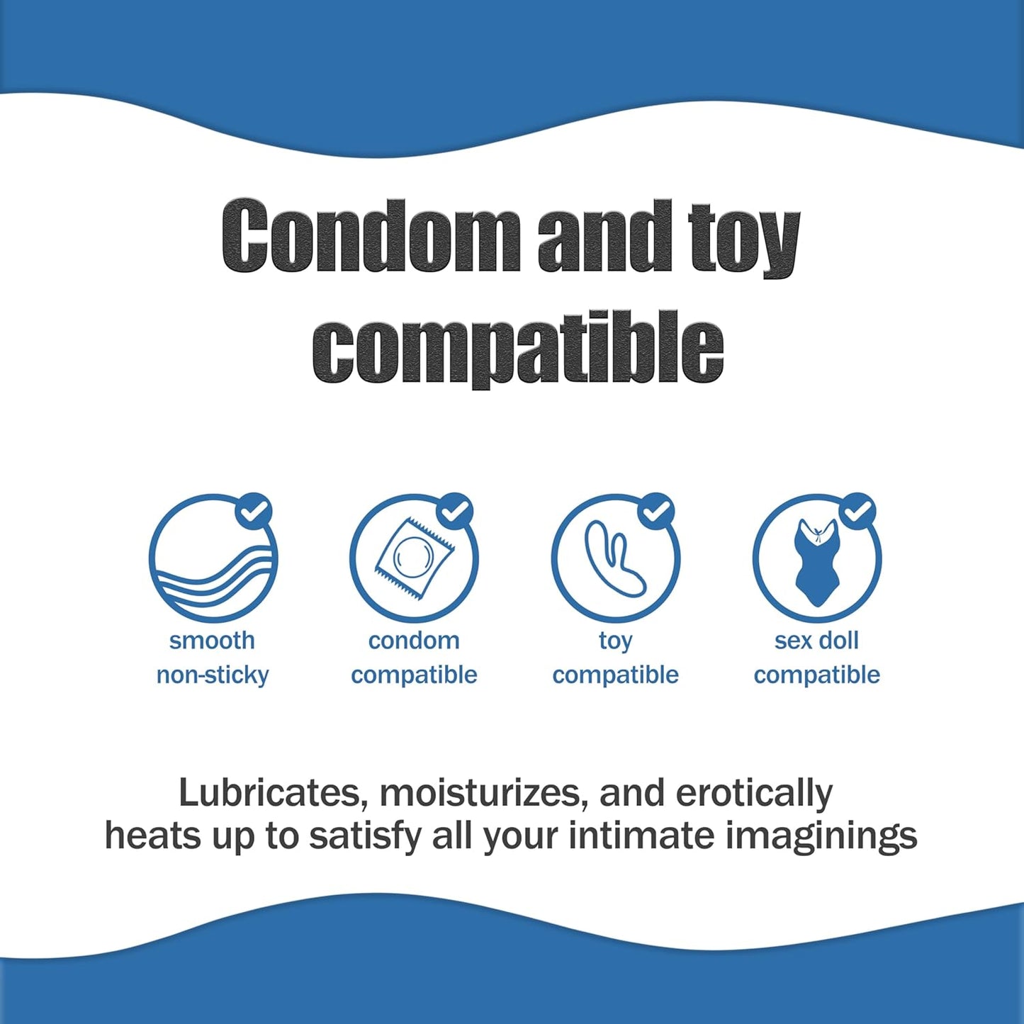 Water Based Lube Personal Lubricants,Sex Lube Toy Friendly Natural Feeling Lube for Women Men and Couples Non-Staining 6.8 Fl Oz